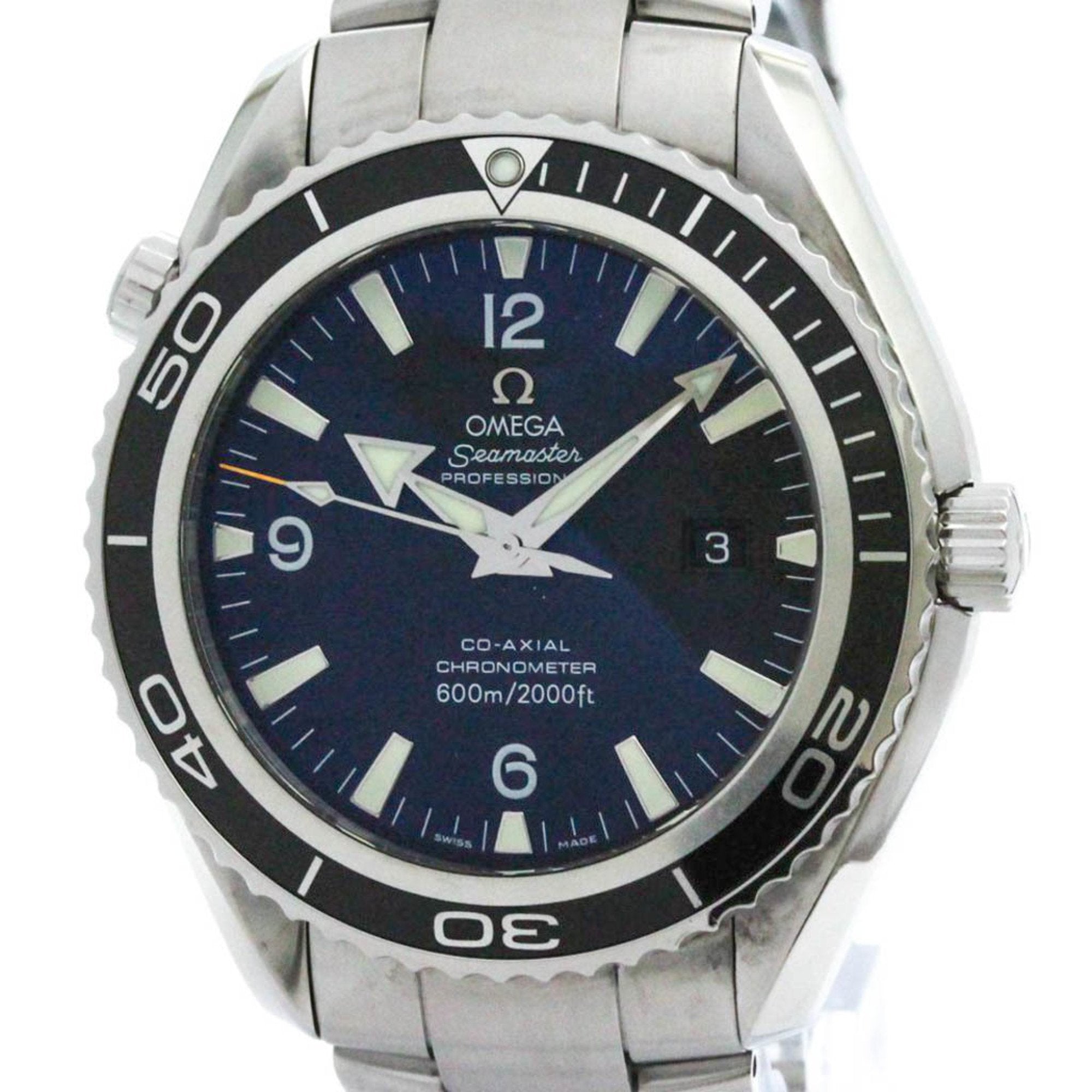 Omega Seamaster Black Steel Brooch Watch (Pre-Owned)