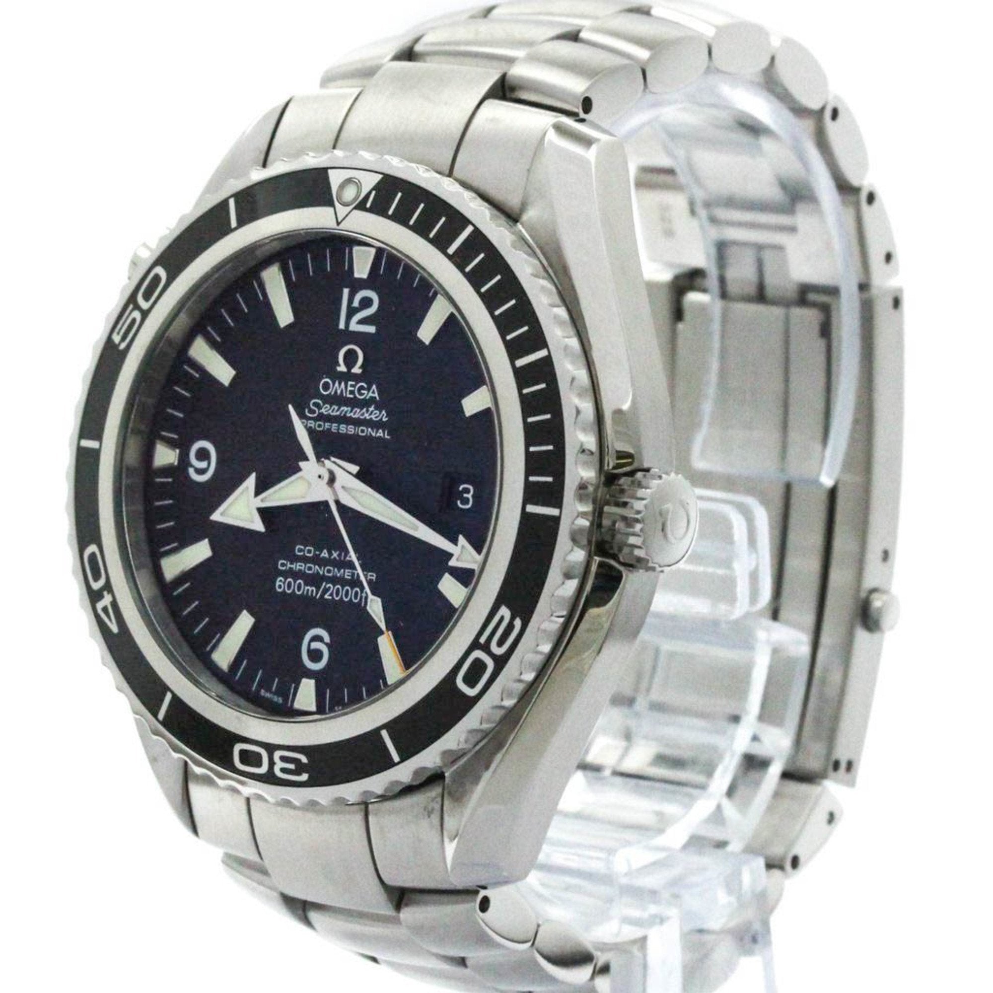 Omega Seamaster Black Steel Brooch Watch (Pre-Owned)