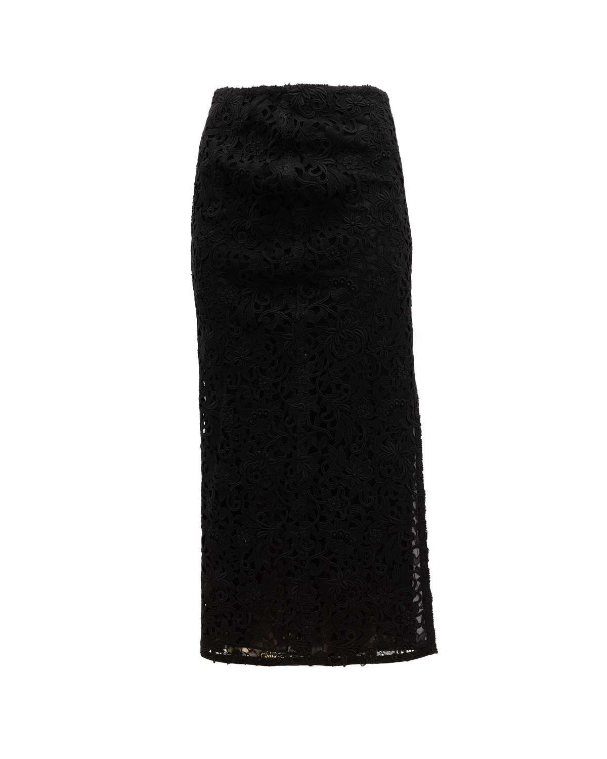 Valentino Garavani Women Midi Skirt with Floral Women's Lace