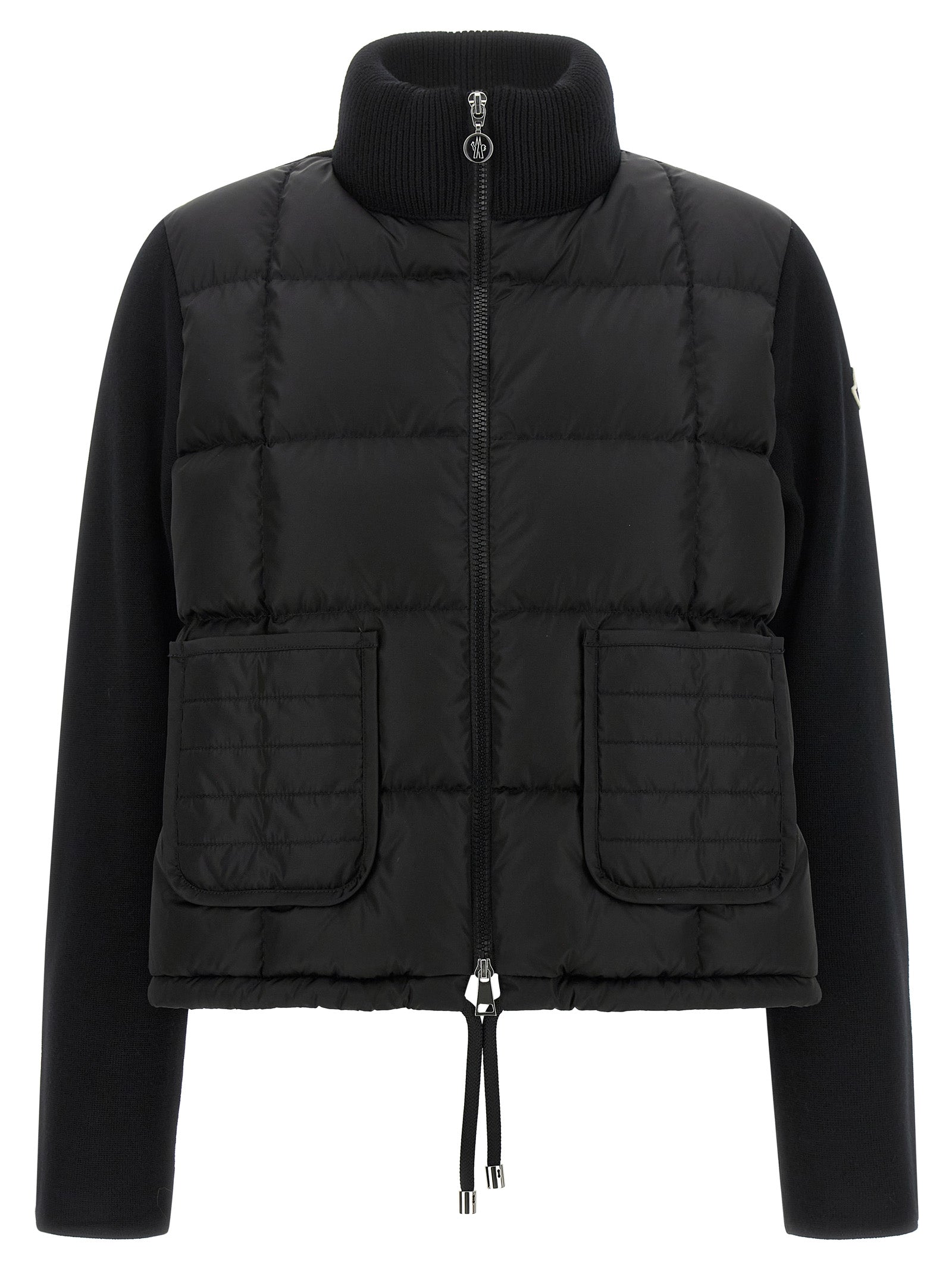Moncler Black Virgin Wool Women's Cardigan