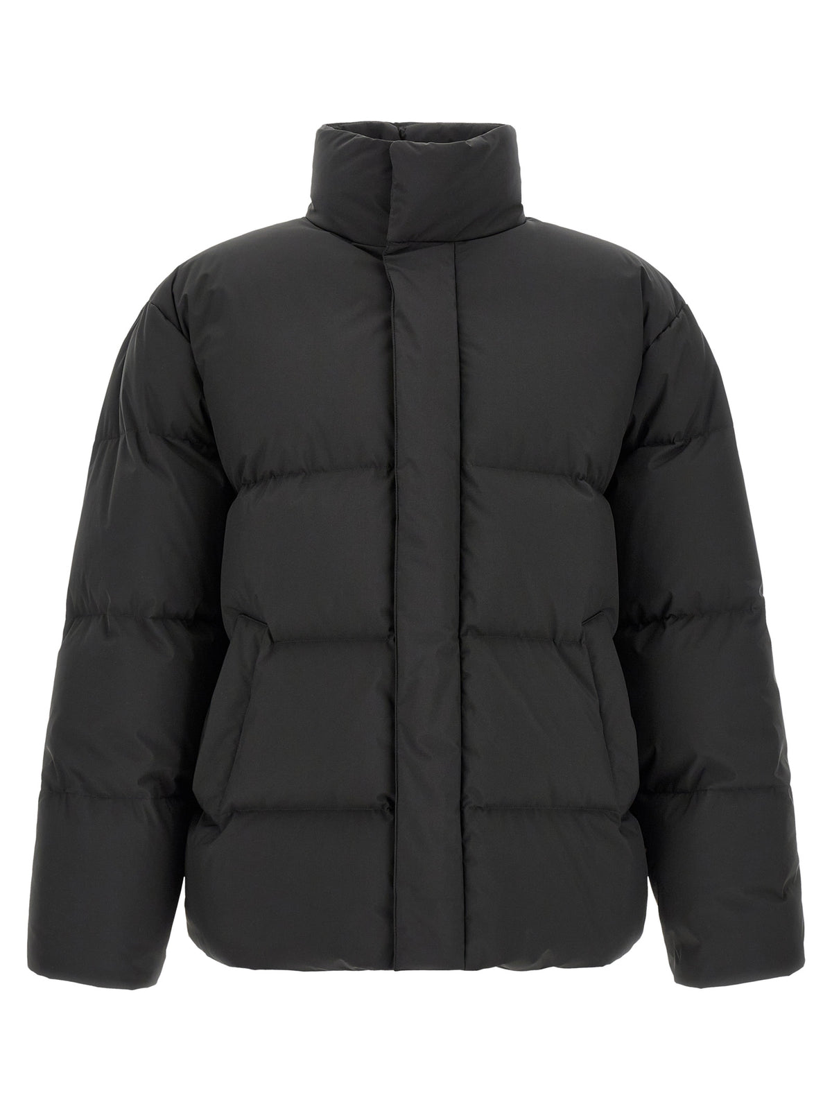 Saint Laurent Black Polyester Full-Length Men's Jacket