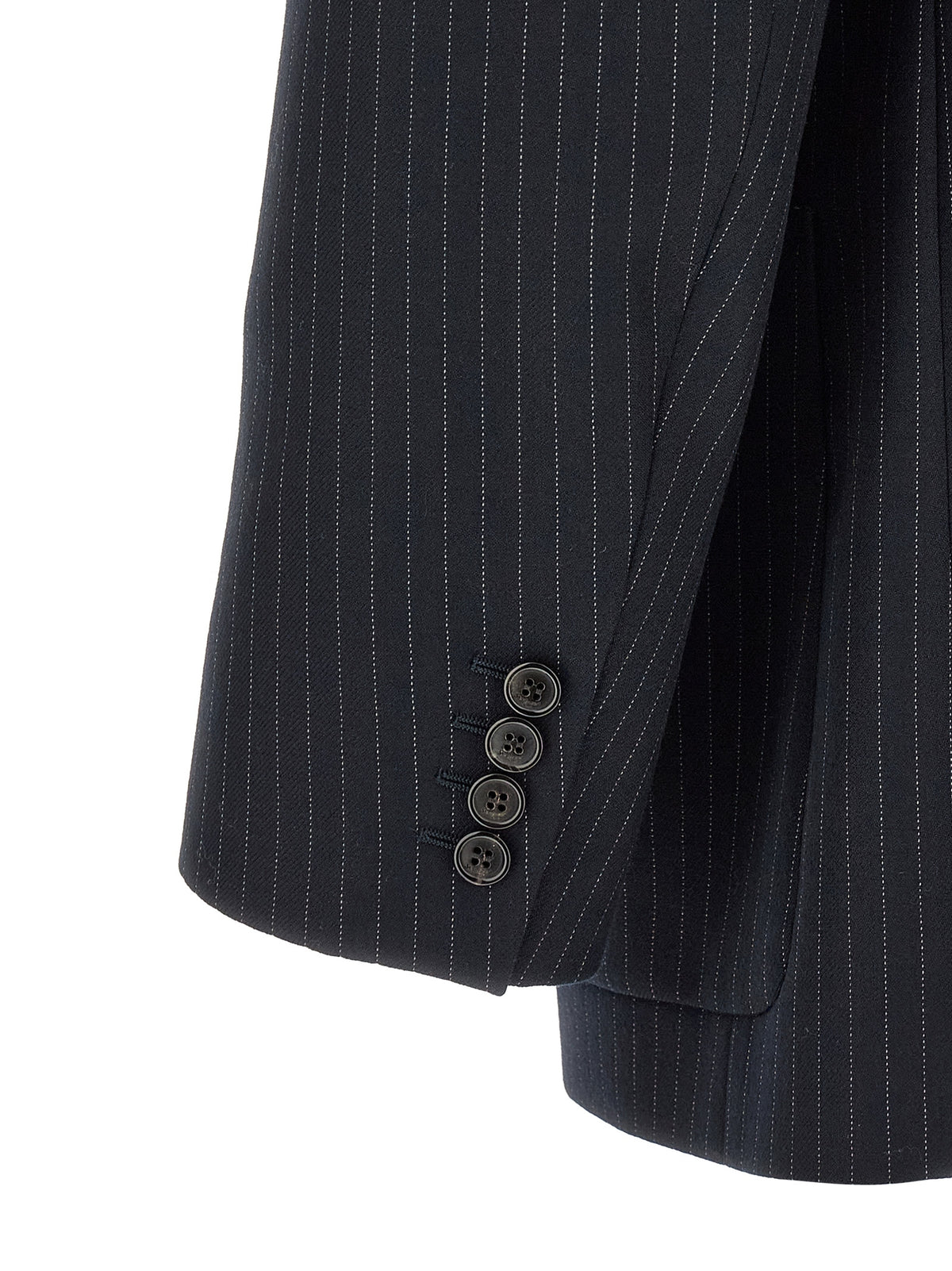 Saint Laurent Blue Wool Men's Blazer