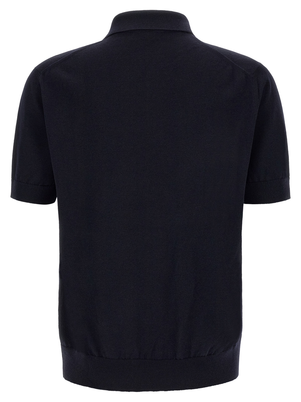 Dolce & Gabbana Blue Virgin Wool Polo Men's Shirt