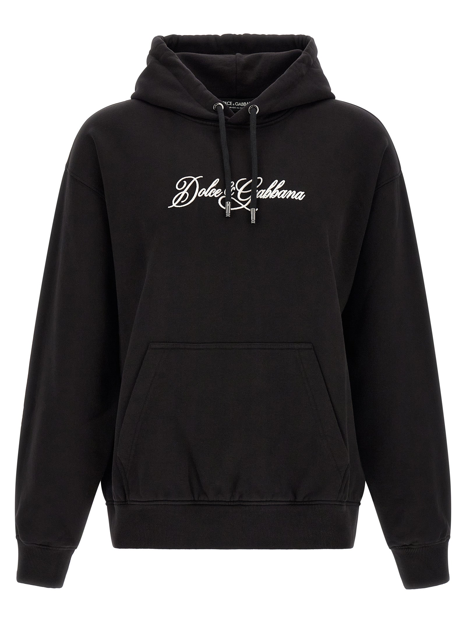 Dolce & Gabbana Black Cotton Men's Sweatshirt