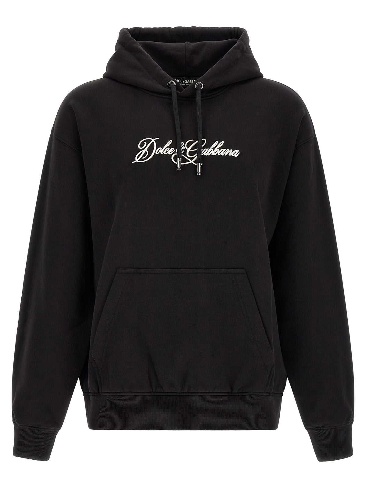 Dolce & Gabbana Black Cotton Men's Sweatshirt