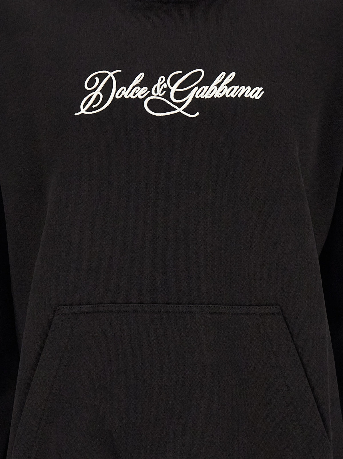 Dolce & Gabbana Black Cotton Men's Sweatshirt