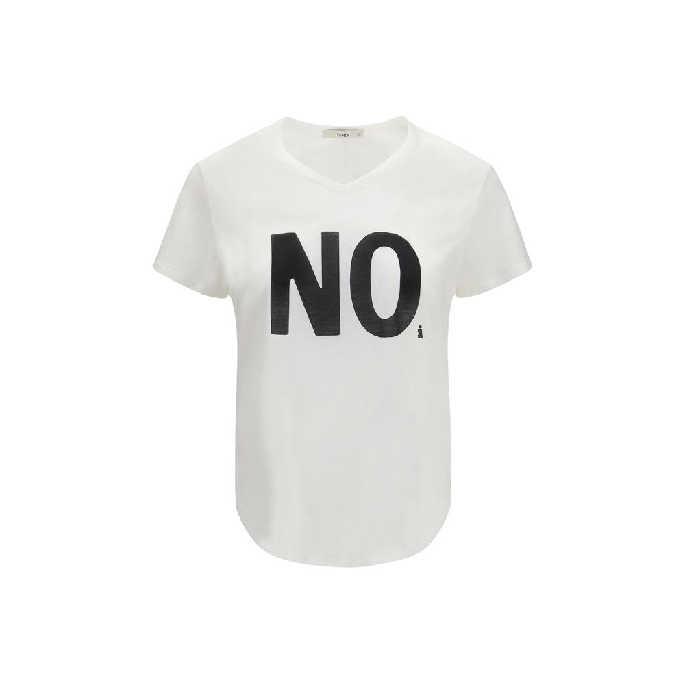 Fendi White Cotton Women's T-Shirt