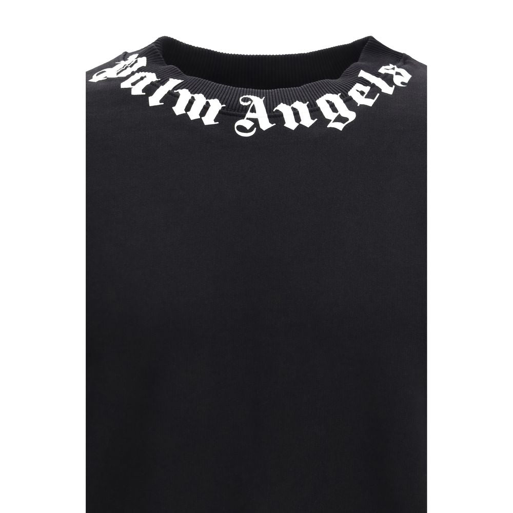 Palm Angels Black Cotton Men's Sweatshirt