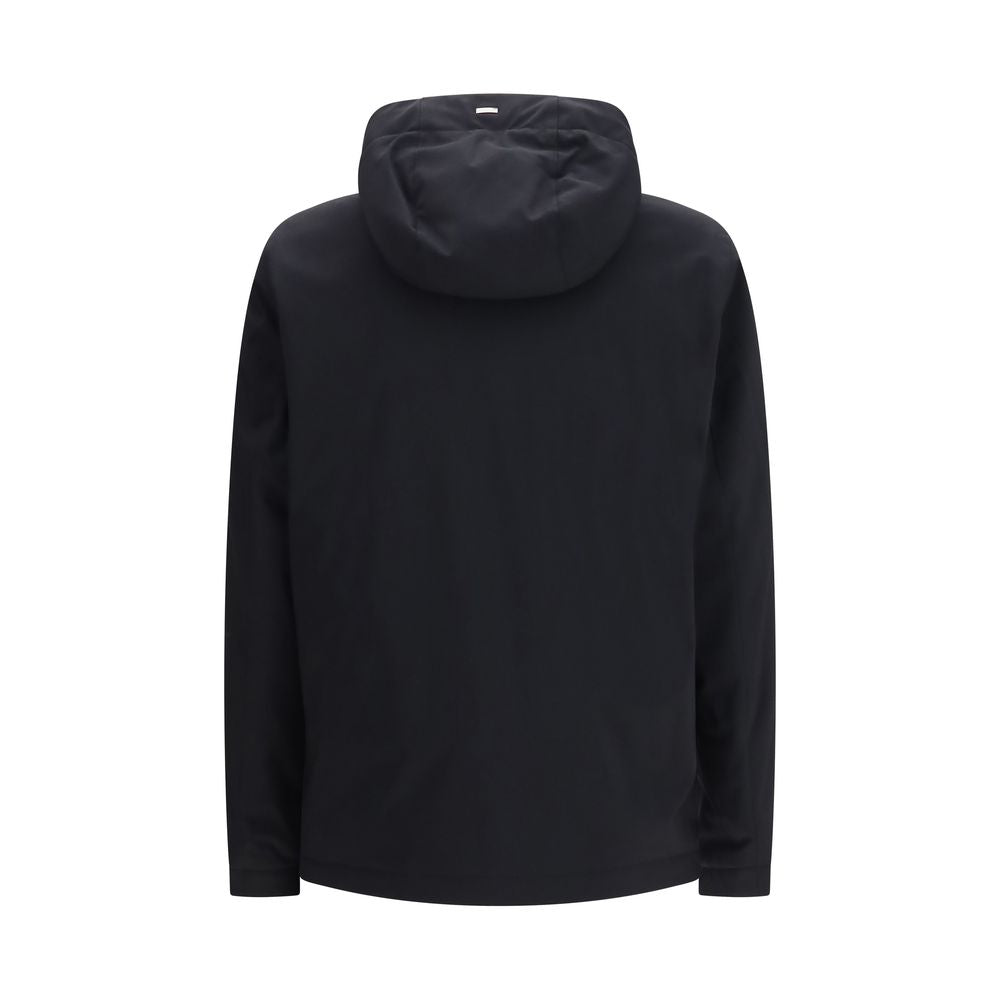 Herno Black Polyester Shell Men's Jacket