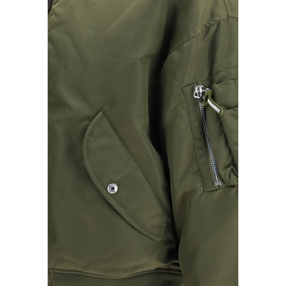 Dsquared² Bicolor Nylon Men's Bomber