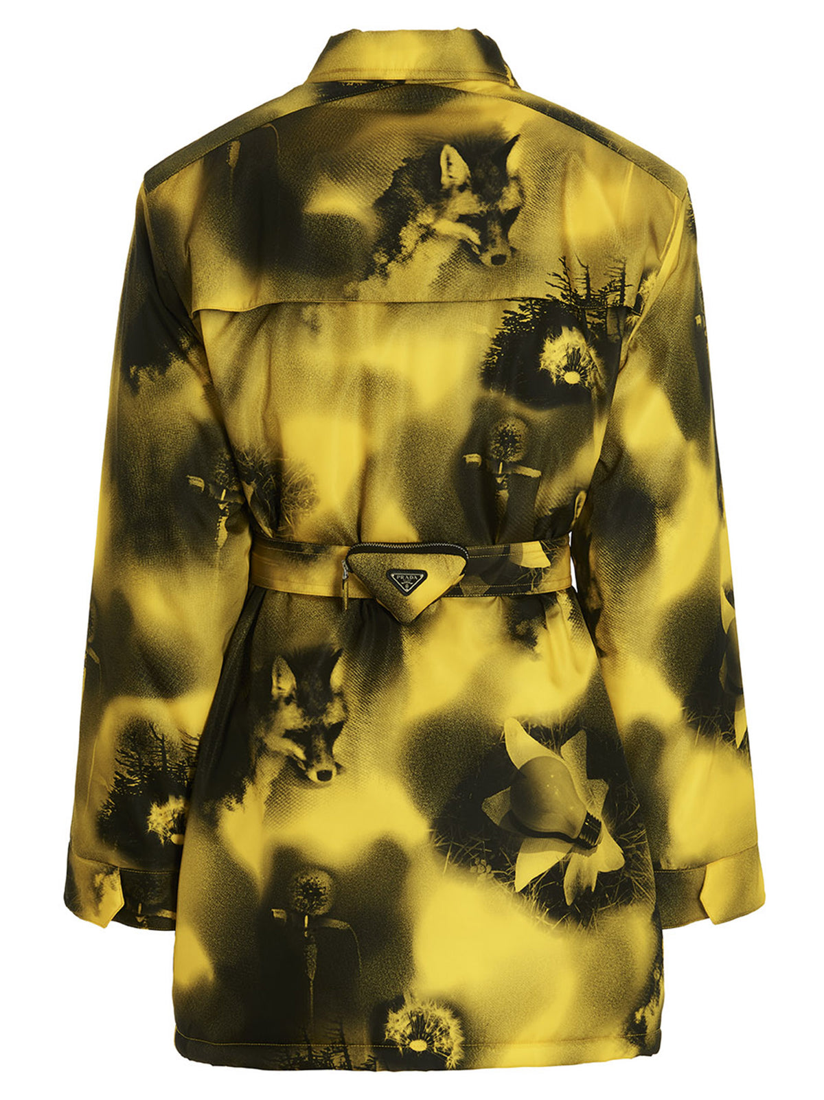 Prada Bicolor Polyamide Men's Parka