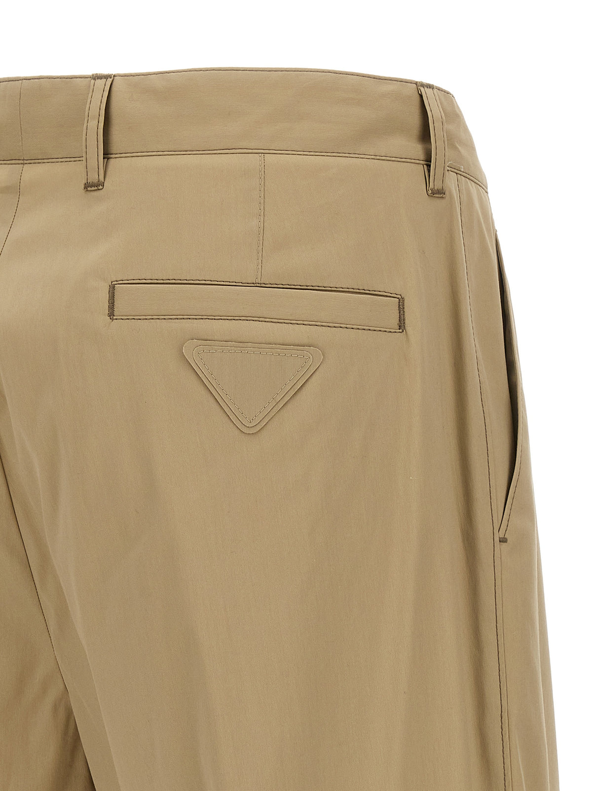Prada Beige Cotton Casual Men's Pants