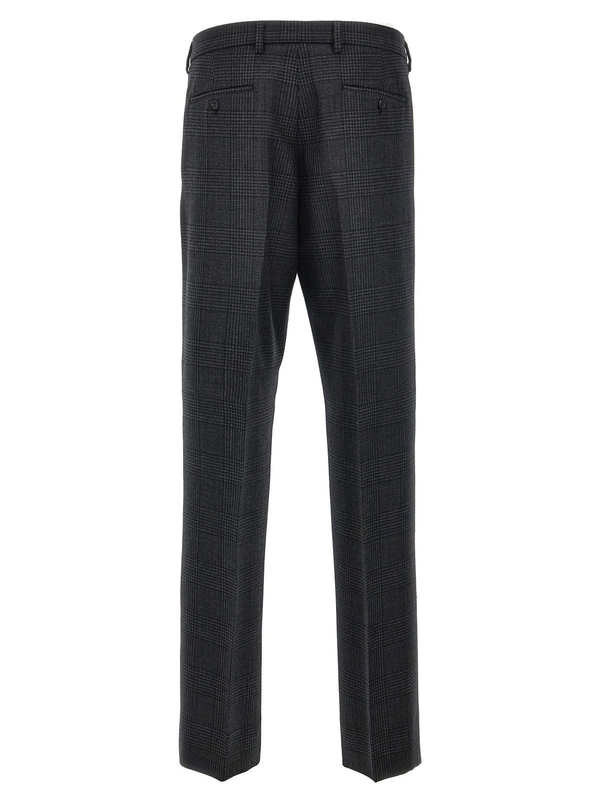 Prada Gray Virgin Wool Dress Men's Pants