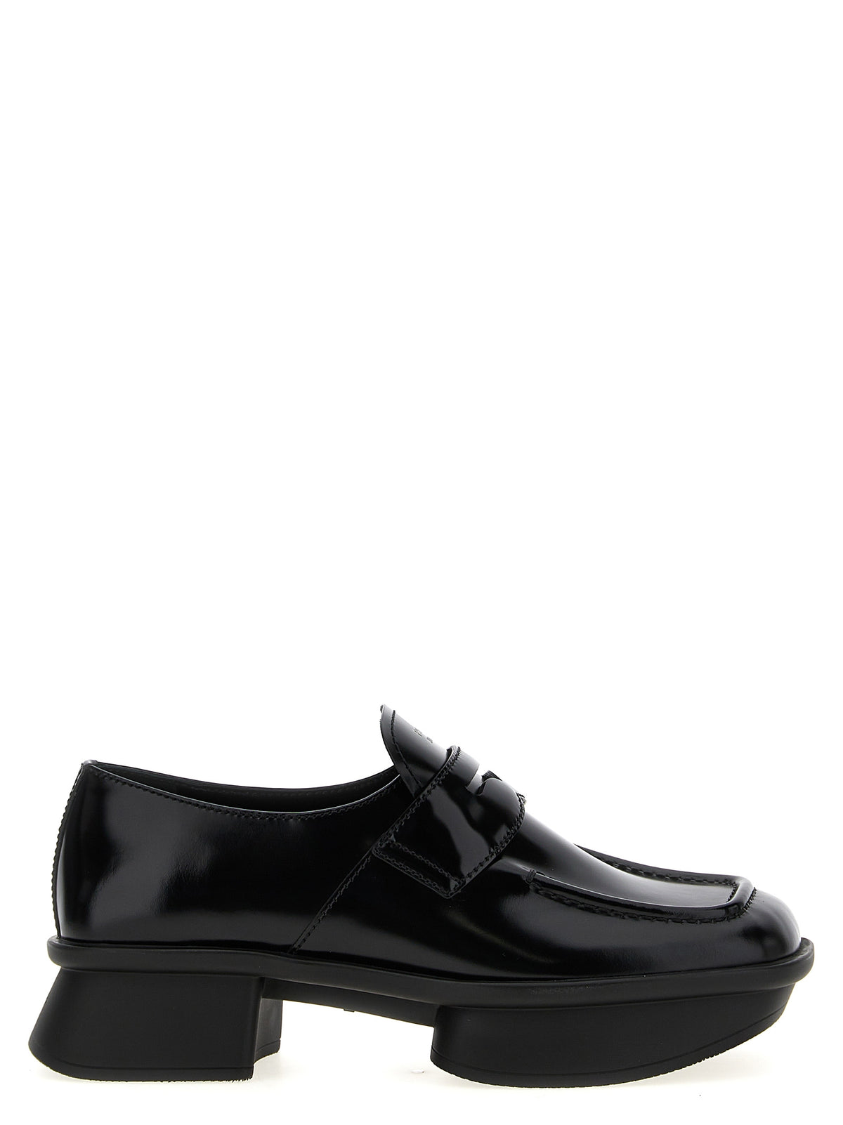 Prada Black Calfskin Slip-On Women's Loafers