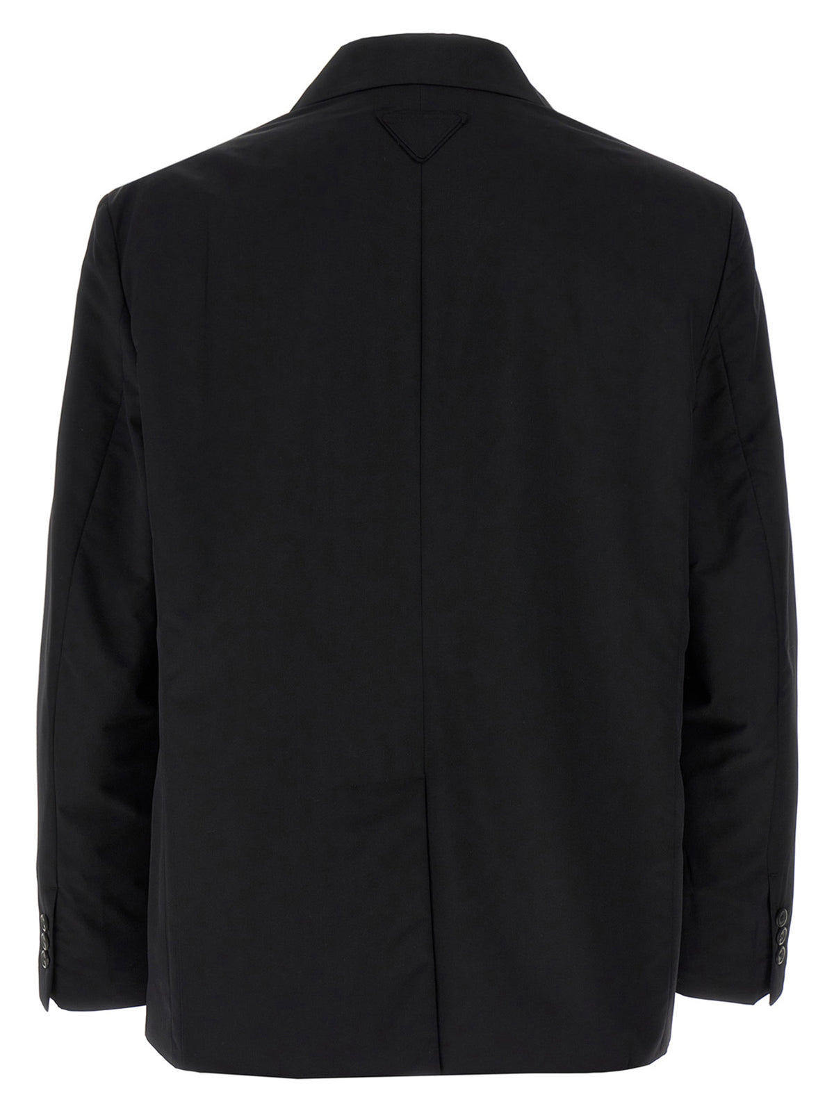 Prada Black Virgin Wool Men's Blazer