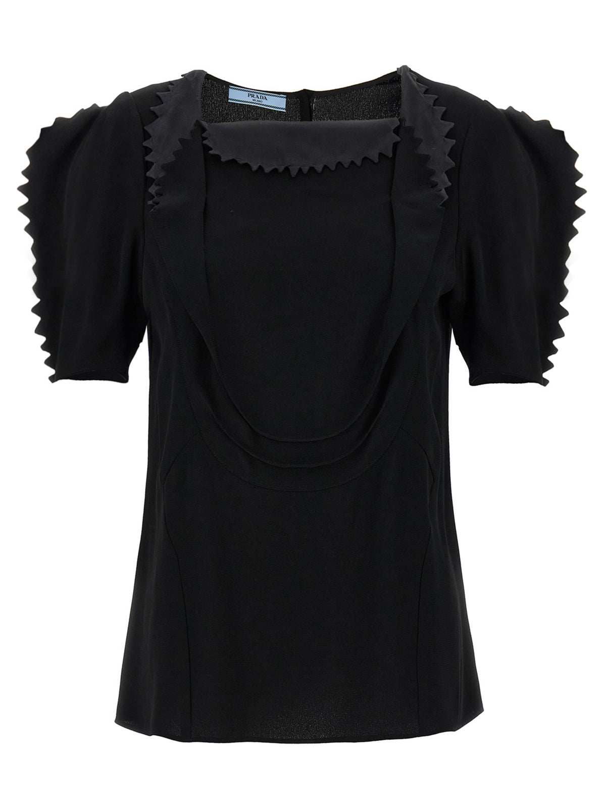 Prada Black Viscose Tank Women's Tops