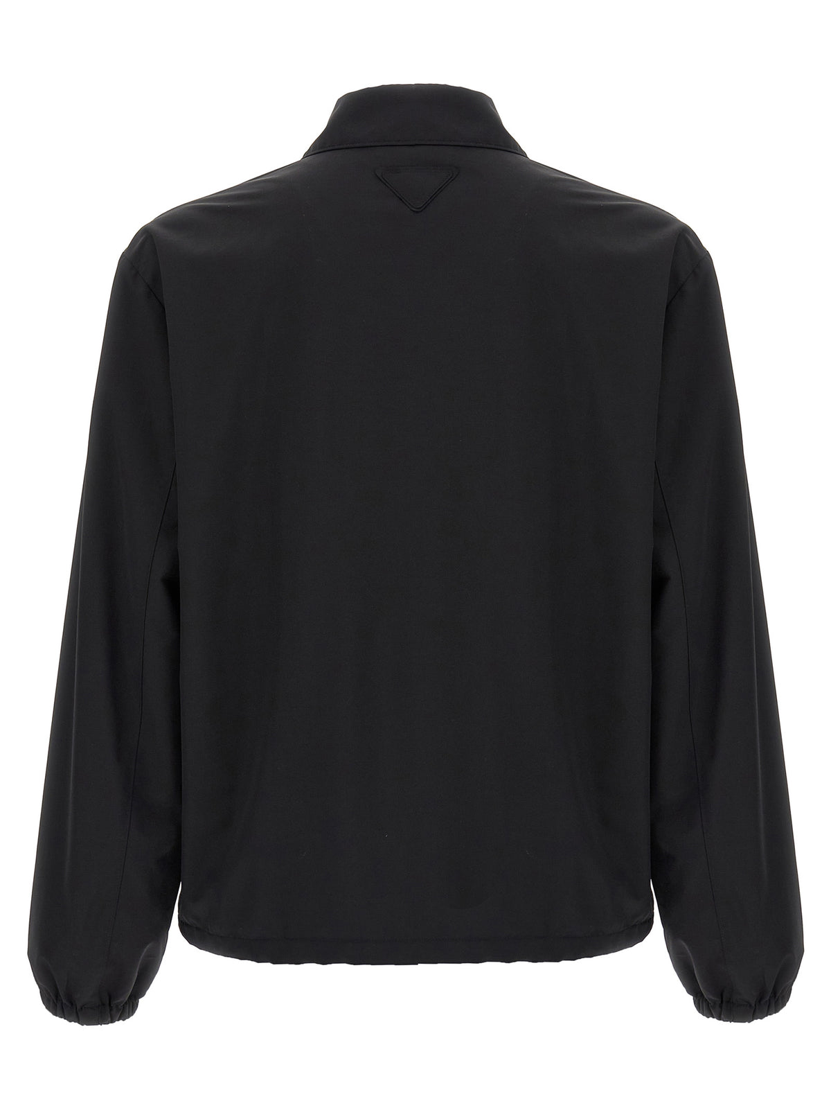 Prada Black Virgin Wool Full-Length Men's Jacket