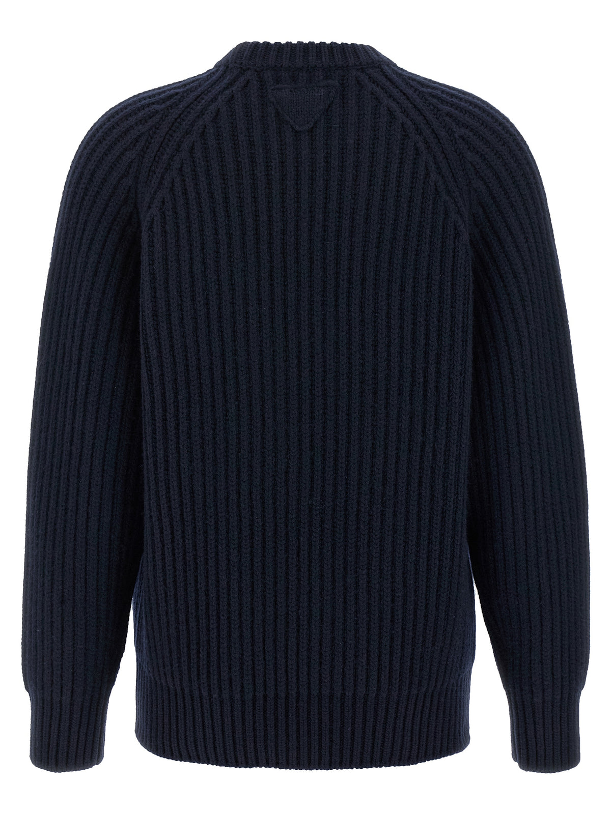 Prada Blue Virgin Wool Women's Cardigan