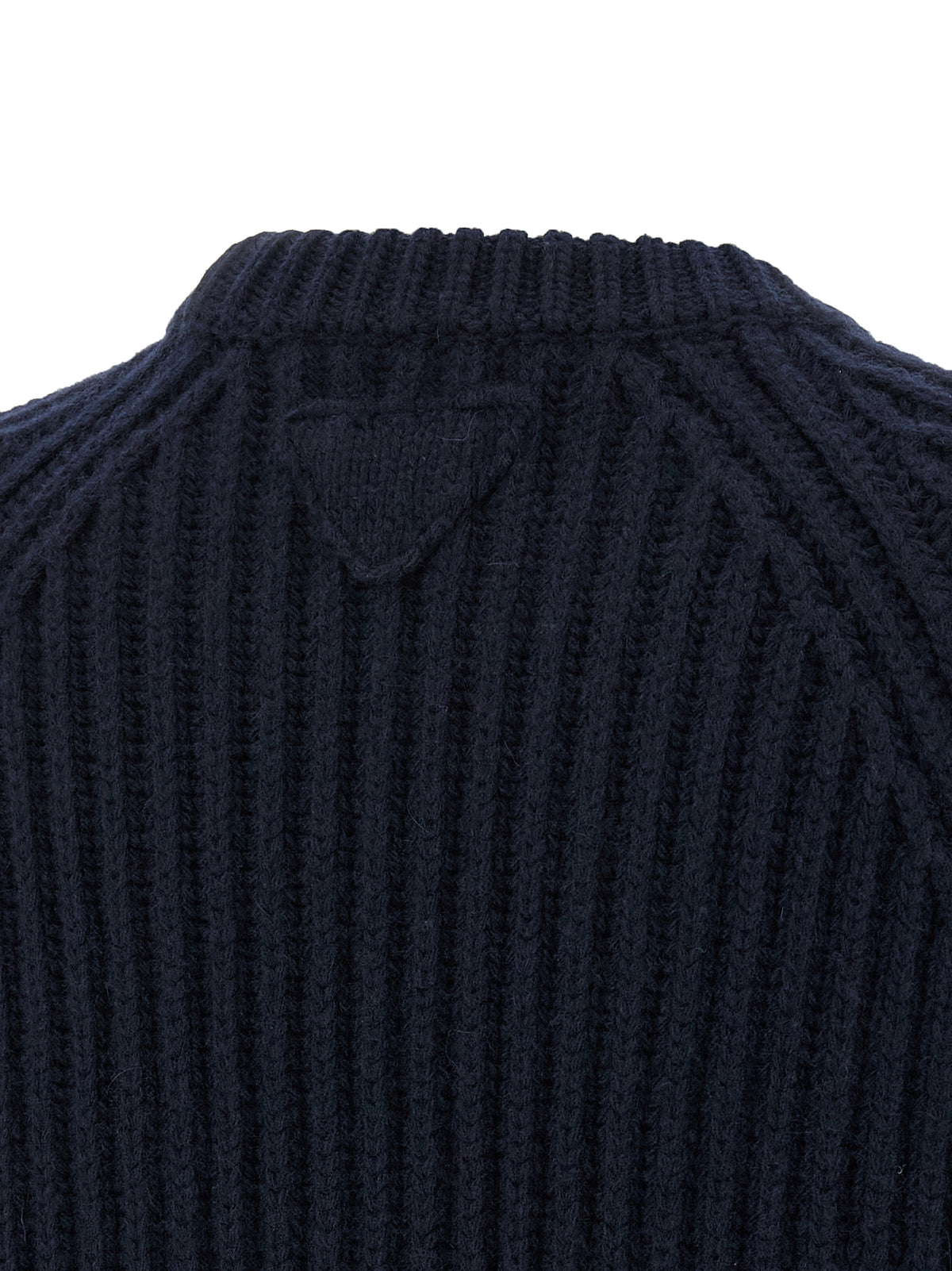 Prada Blue Virgin Wool Women's Cardigan