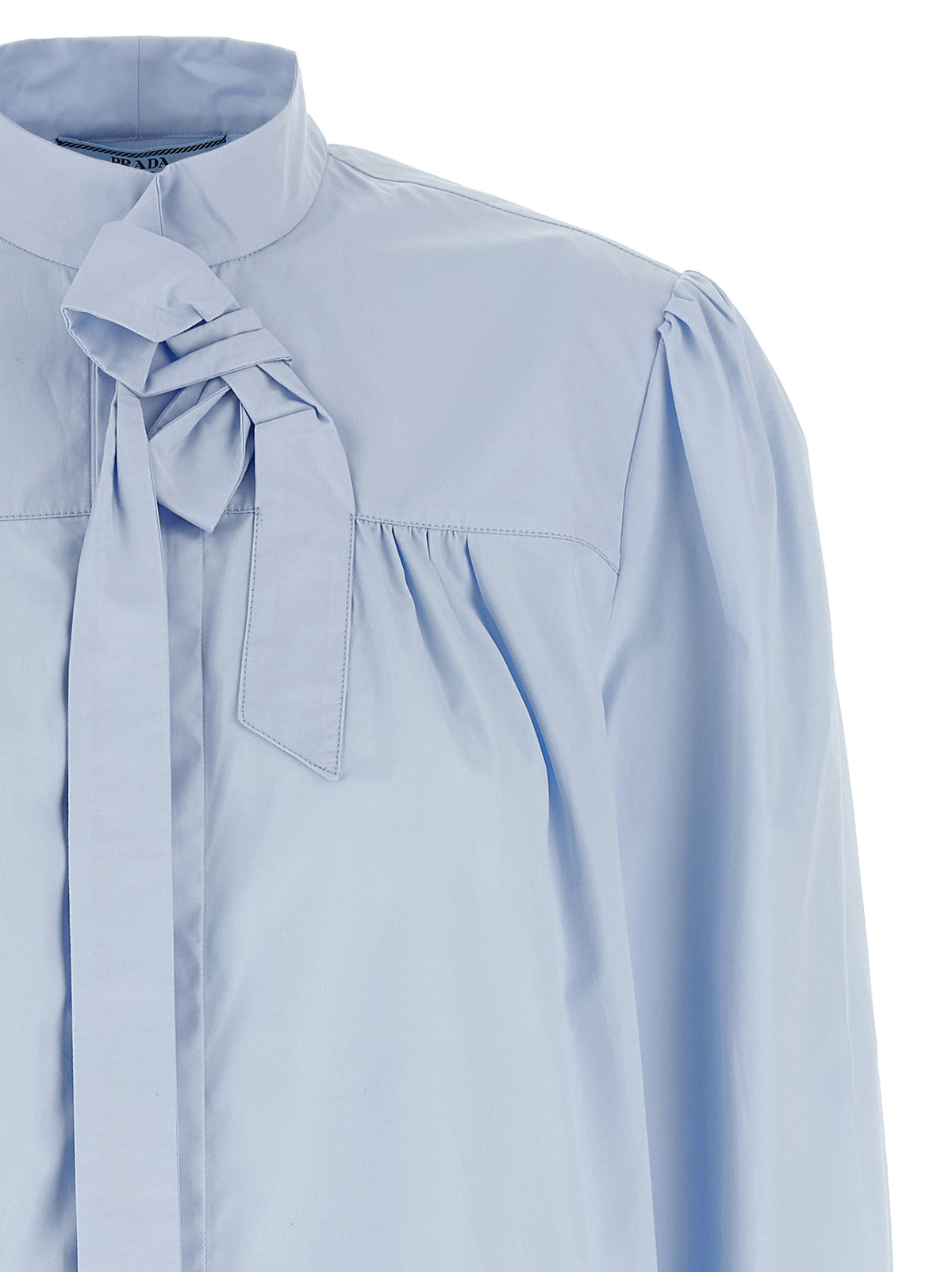 Prada Blue Cotton Women's Blouse