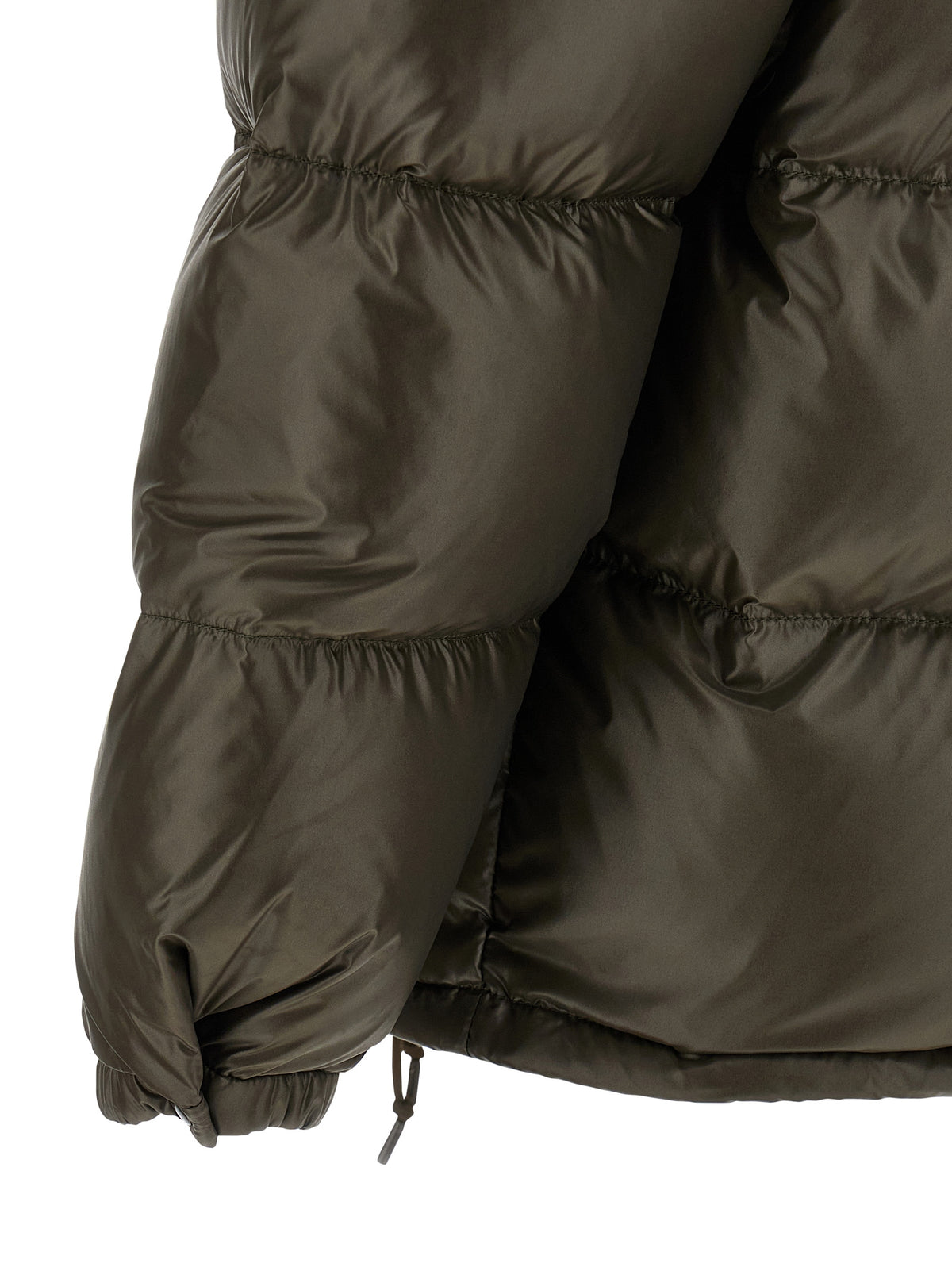 Prada Gray Recycled Polyamide Full-Length Men's Jacket