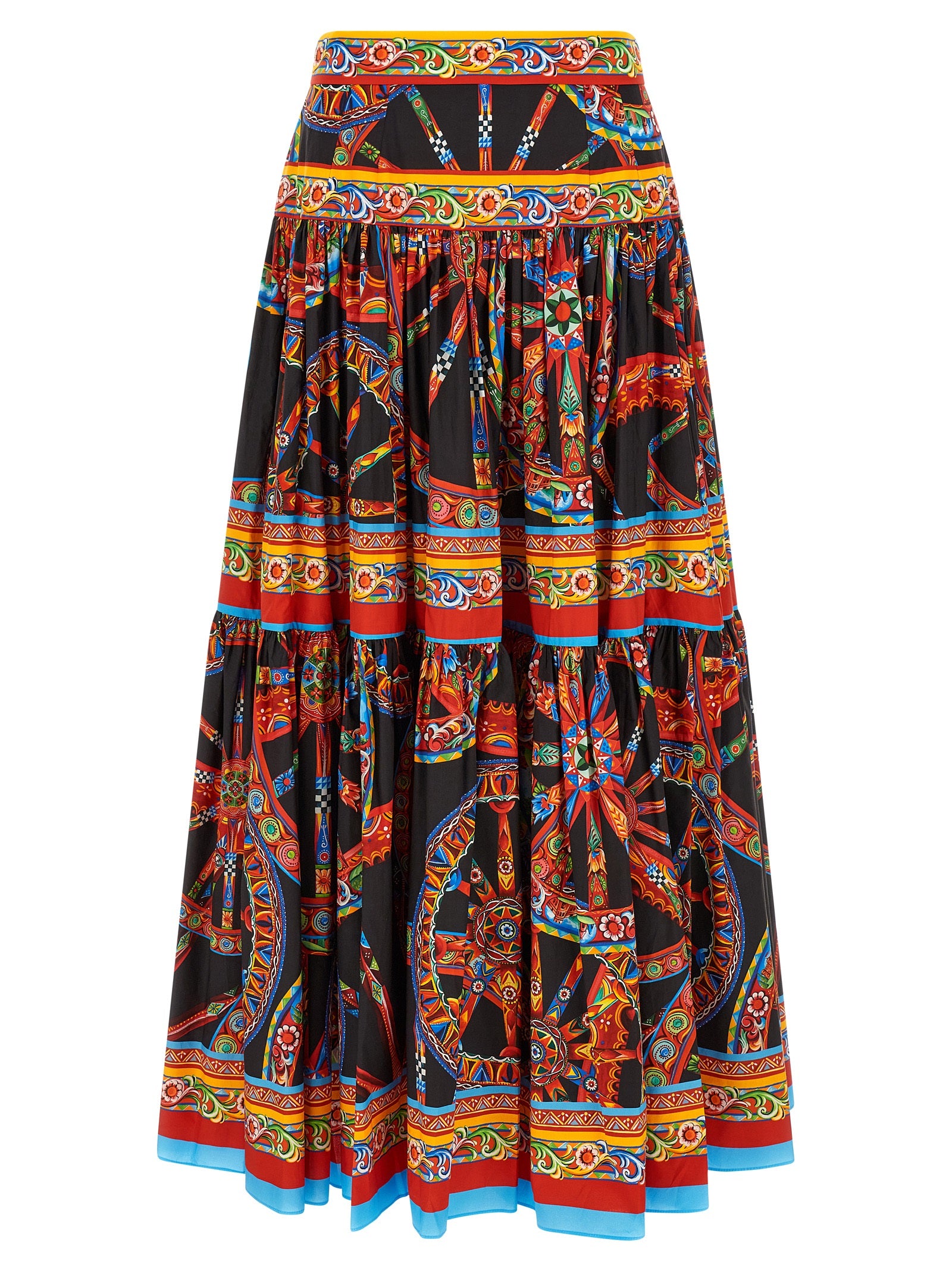 Dolce & Gabbana Multicolor Cotton Mini Women's Skirt