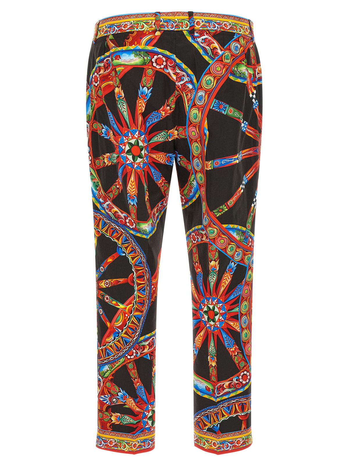 Dolce & Gabbana Multicolor Cotton Casual Women's Pants