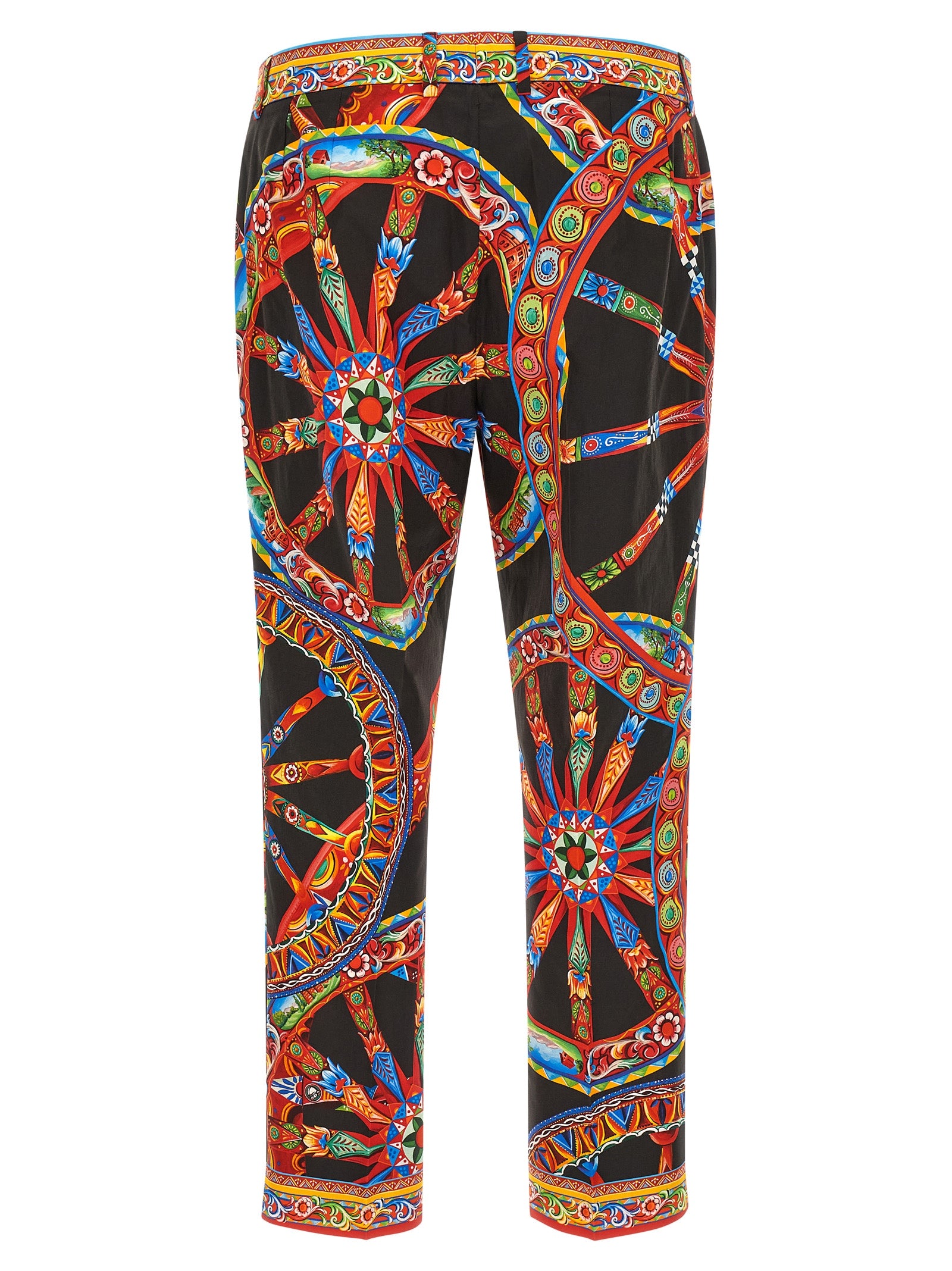 Dolce & Gabbana Multicolor Cotton Casual Women's Pants