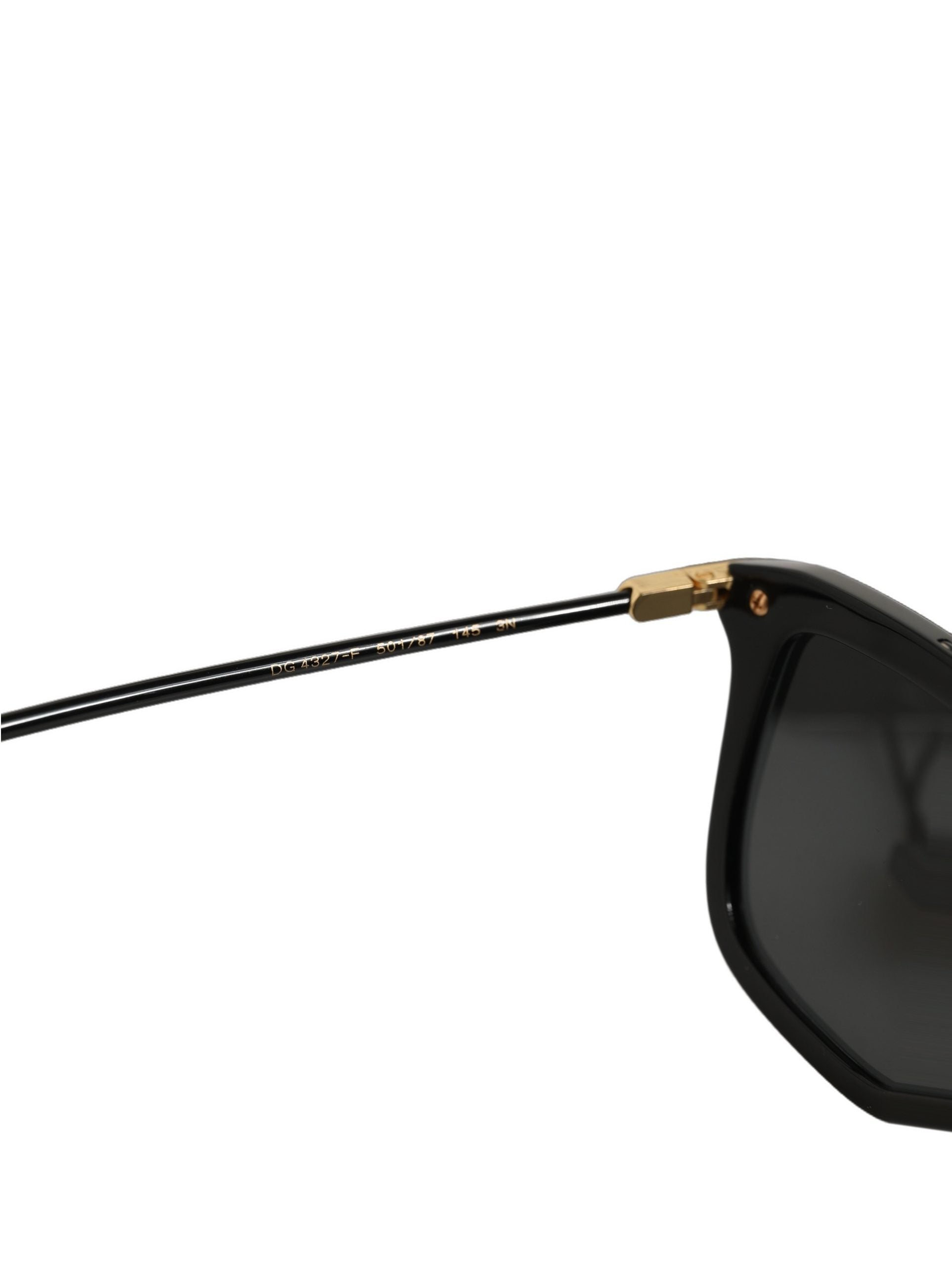 Dolce & Gabbana Black DG4327F Double Bridge Square Frame Women's Sunglasses (Pre-Owned)
