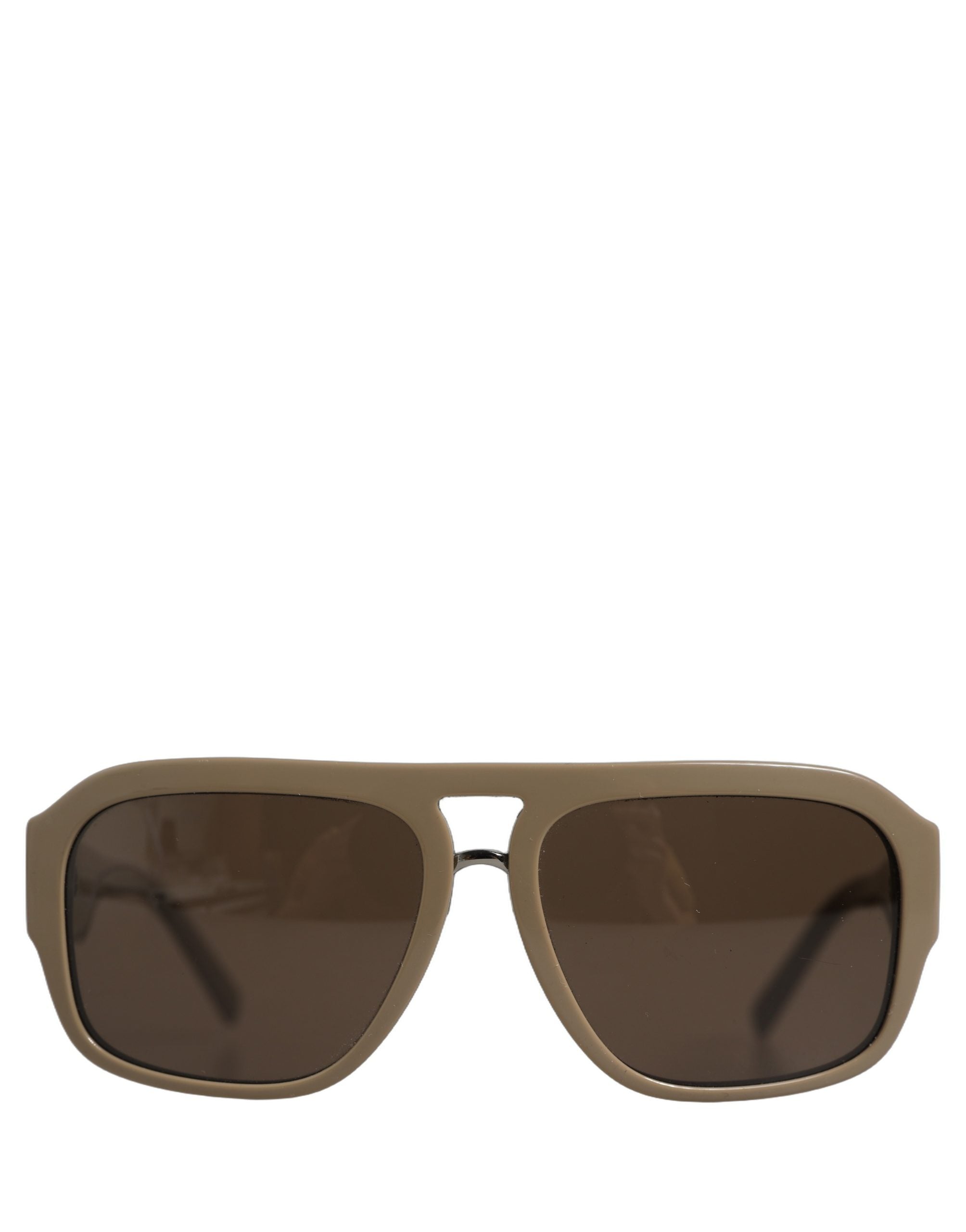 Dolce & Gabbana Khaki DG4403 Acetate Aviator Frame Eyewear Women's Sunglasses (Pre-Owned)