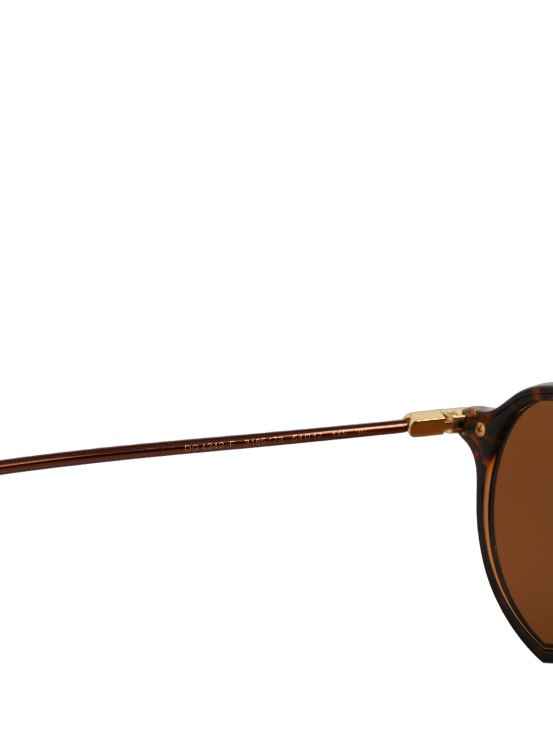 Dolce & Gabbana Brown DG4343F Havana Tortoise Women Eyewear Women's Sunglasses