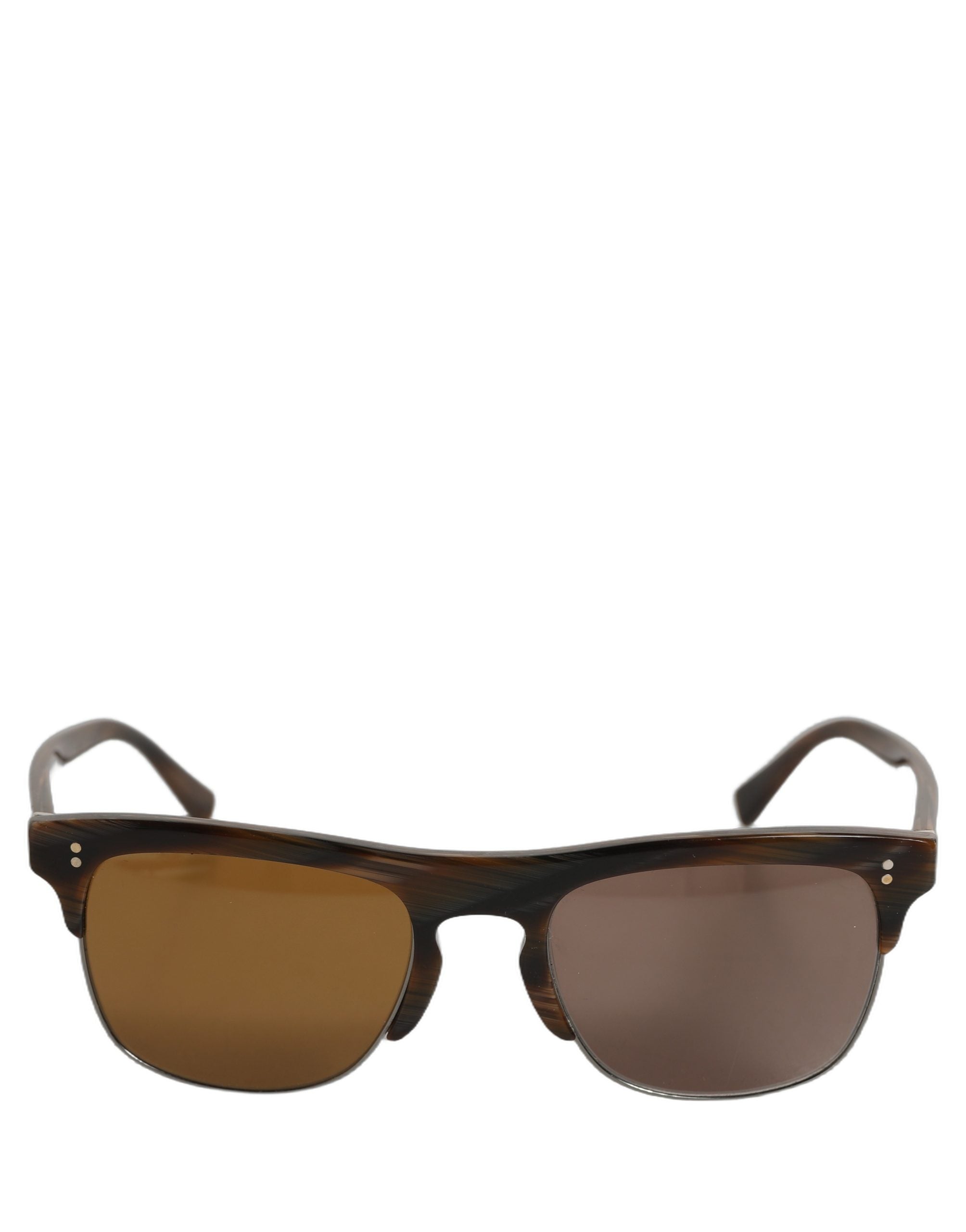 Dolce & Gabbana Brown DG4305 Striped Acetate Frame Eyewear Women's Sunglasses (Pre-Owned)