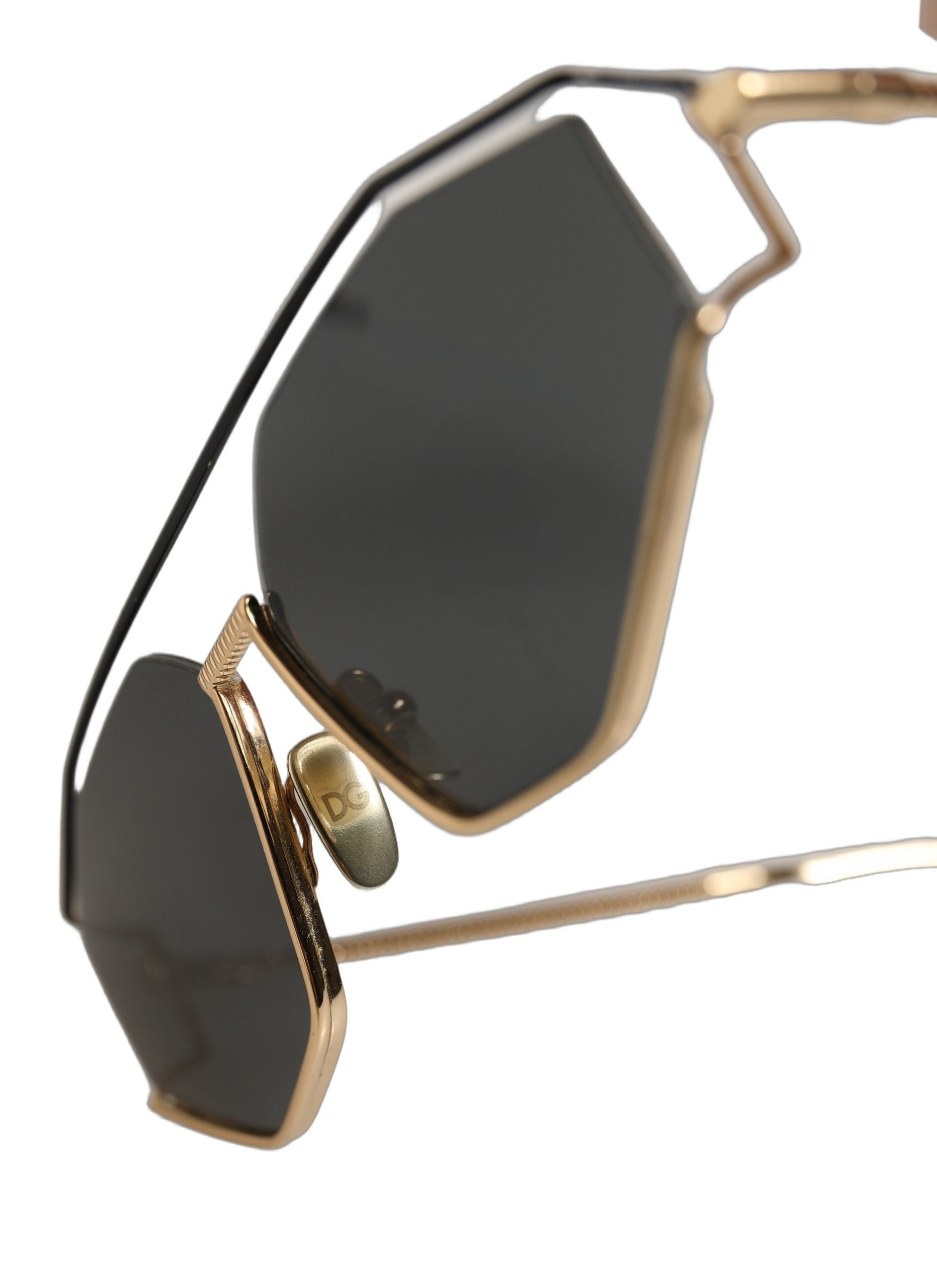 Dolce & Gabbana Gold DG2265 Sartoriale Metal Frame Eyewear Women's Sunglasses (Pre-Owned)