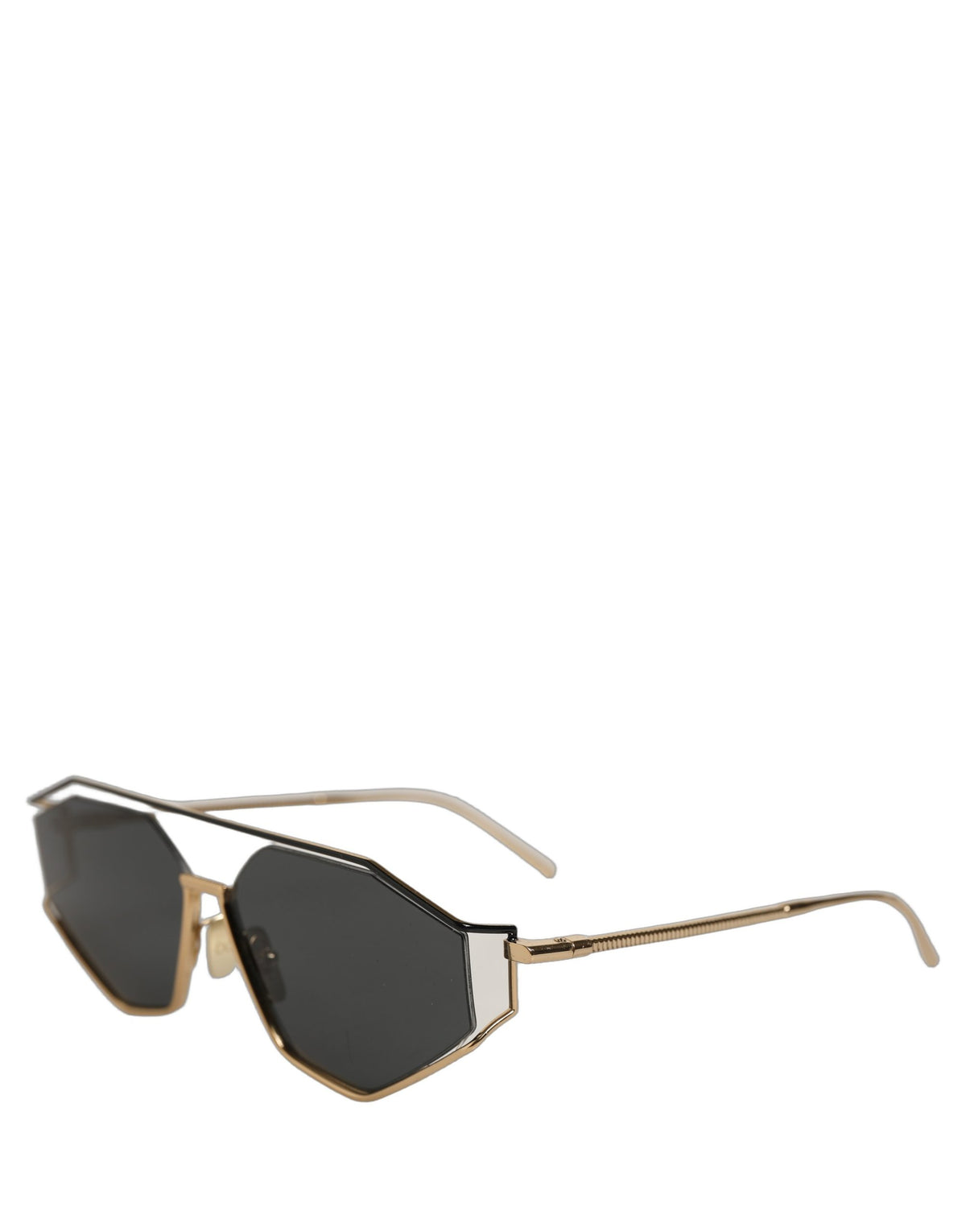 Dolce & Gabbana Gold DG2265 Sartoriale Metal Frame Eyewear Women's Sunglasses (Pre-Owned)