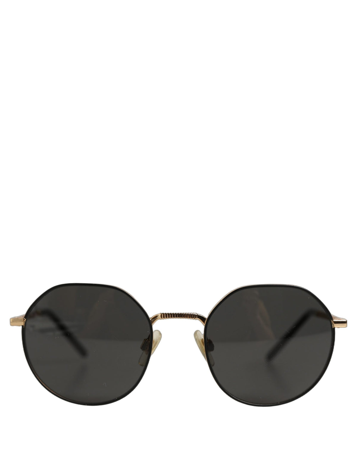 Dolce & Gabbana Gold Toned Metal Frame DG2286 Round Eyewear Women's Sunglasses (Pre-Owned)