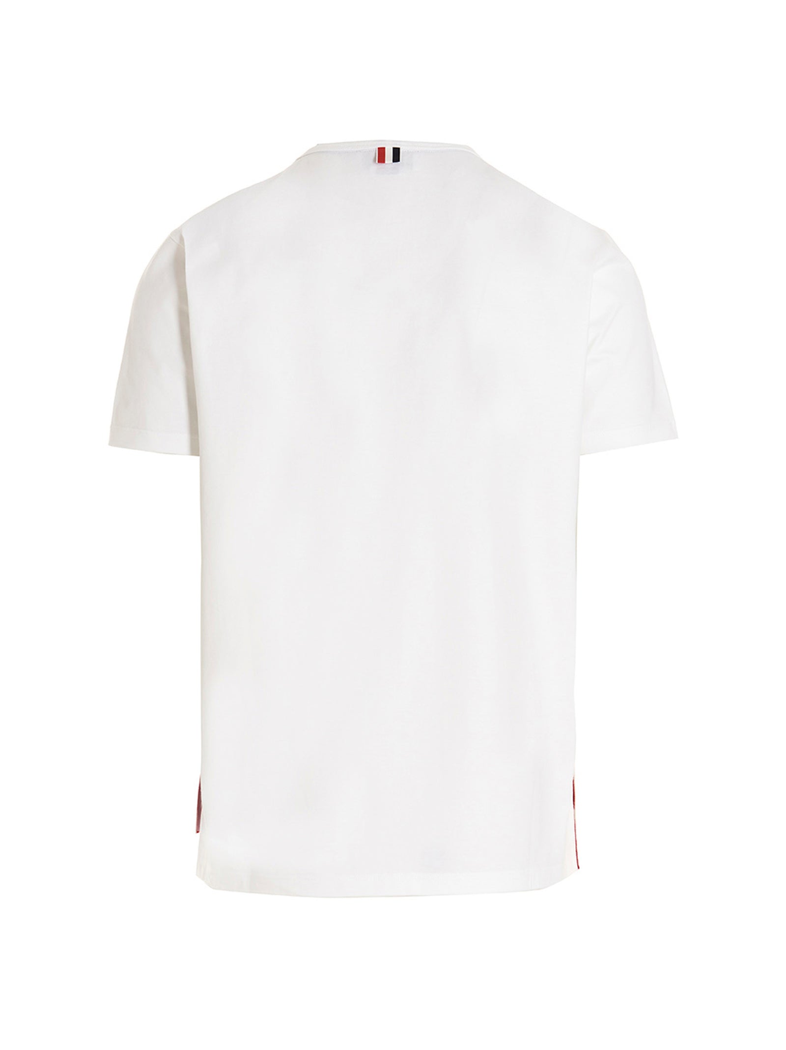 Thom Browne White Cotton Men's T-Shirt