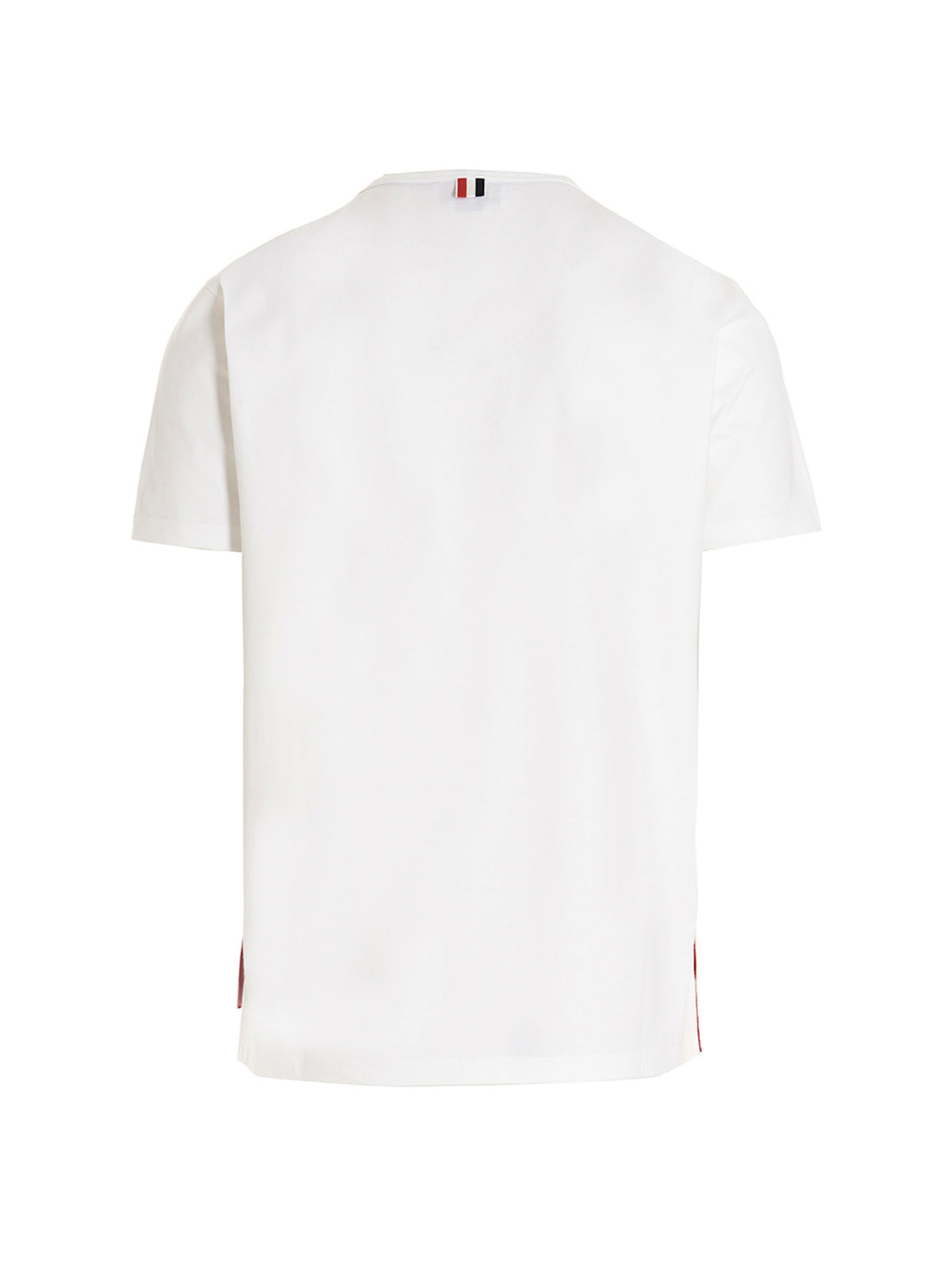 Thom Browne White Cotton Men's T-Shirt