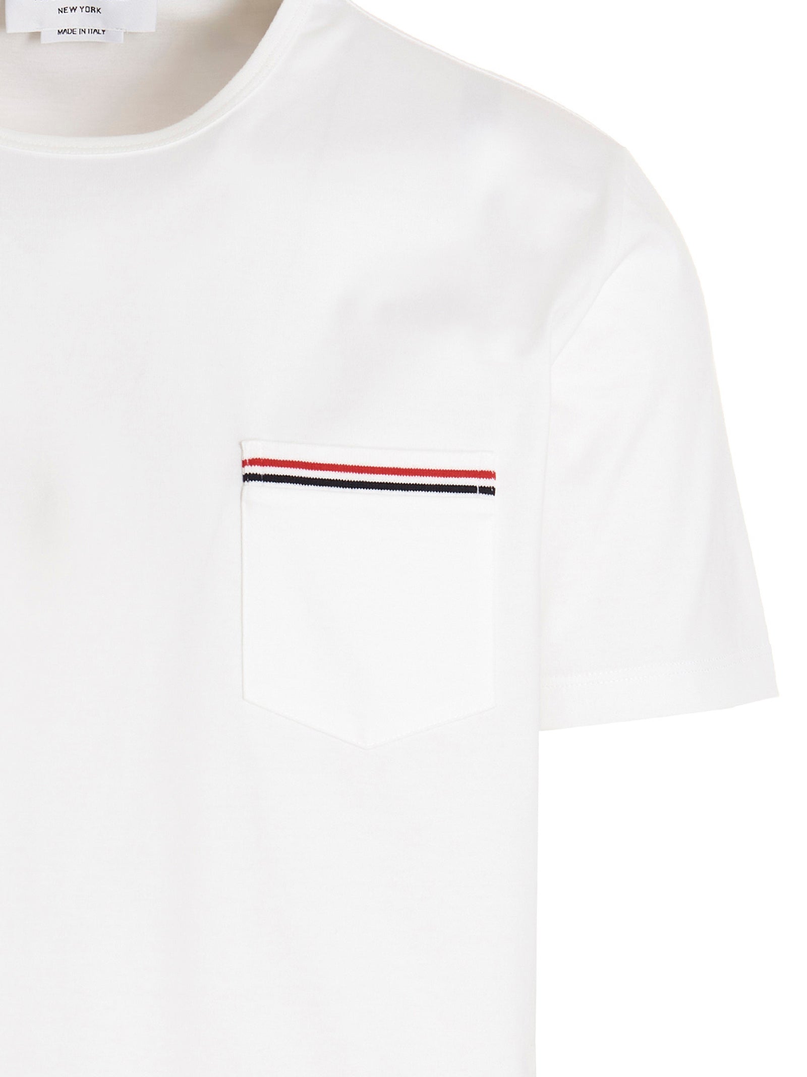 Thom Browne White Cotton Men's T-Shirt