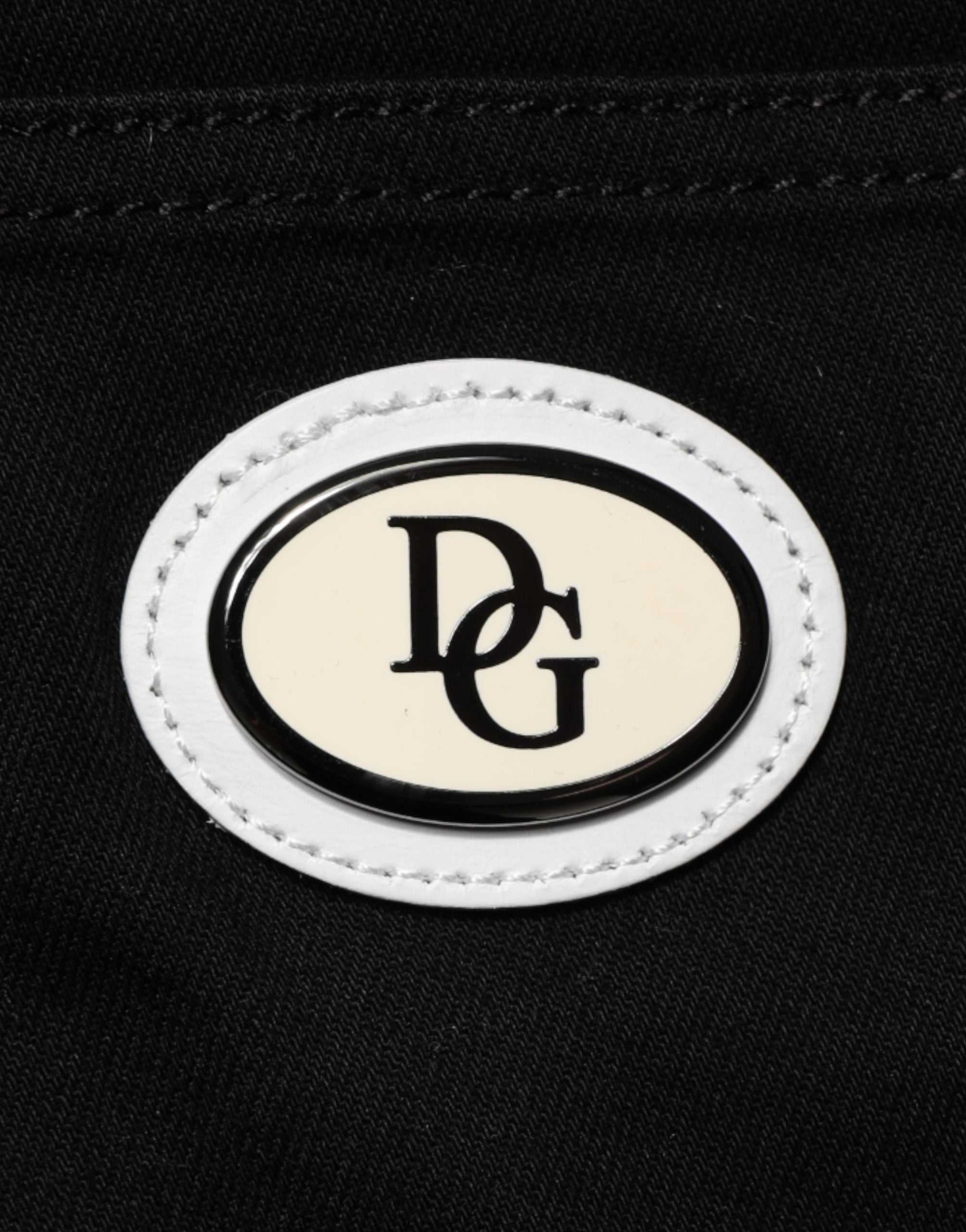 Dolce & Gabbana Black Cotton Stretch Skinny Denim Trouser Men's Jeans