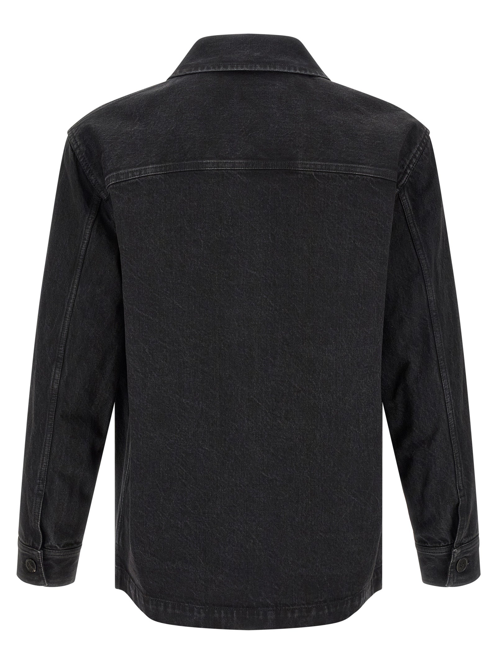 Saint Laurent Black Cotton Men's Blouse