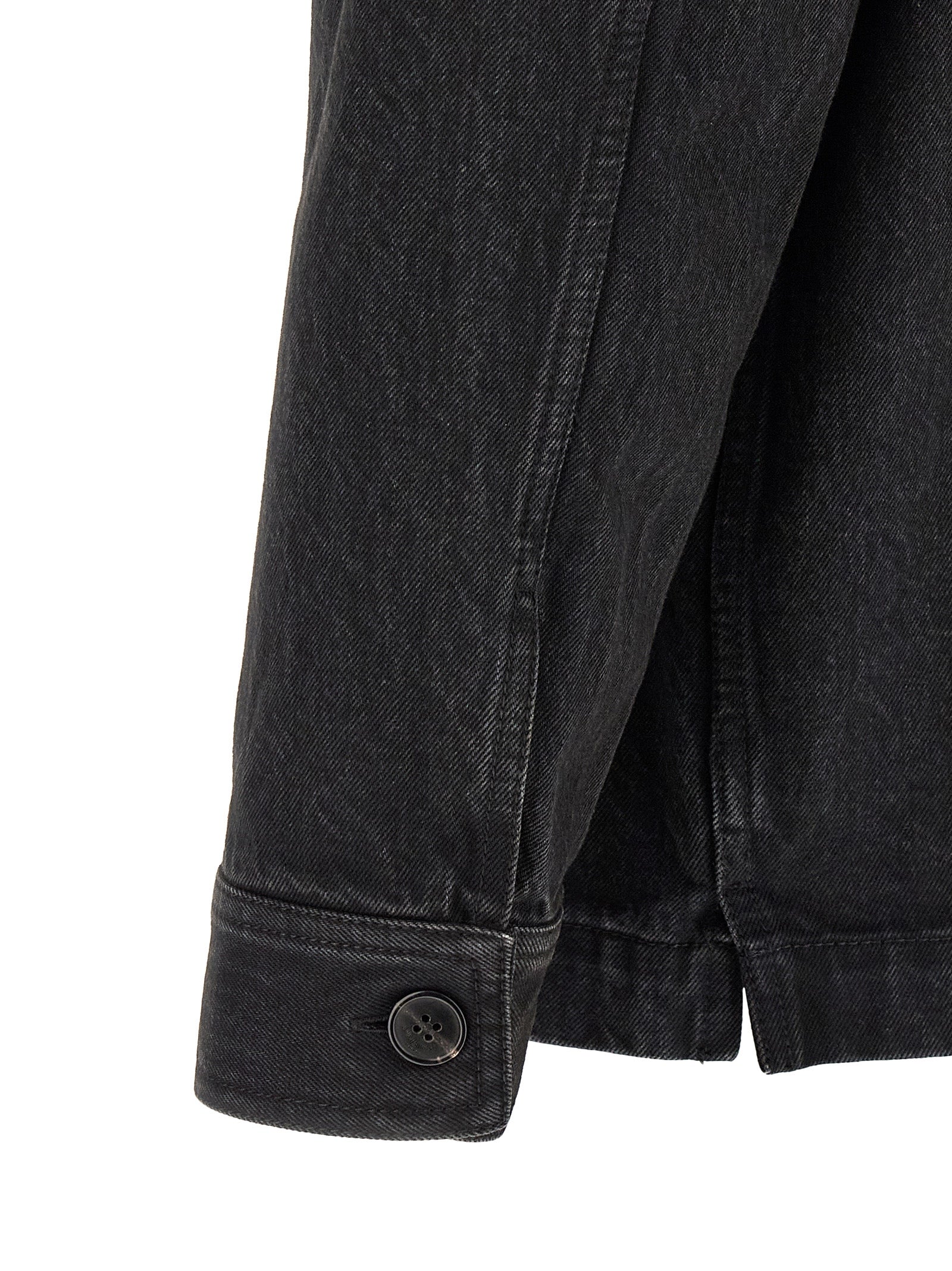 Saint Laurent Black Cotton Men's Blouse