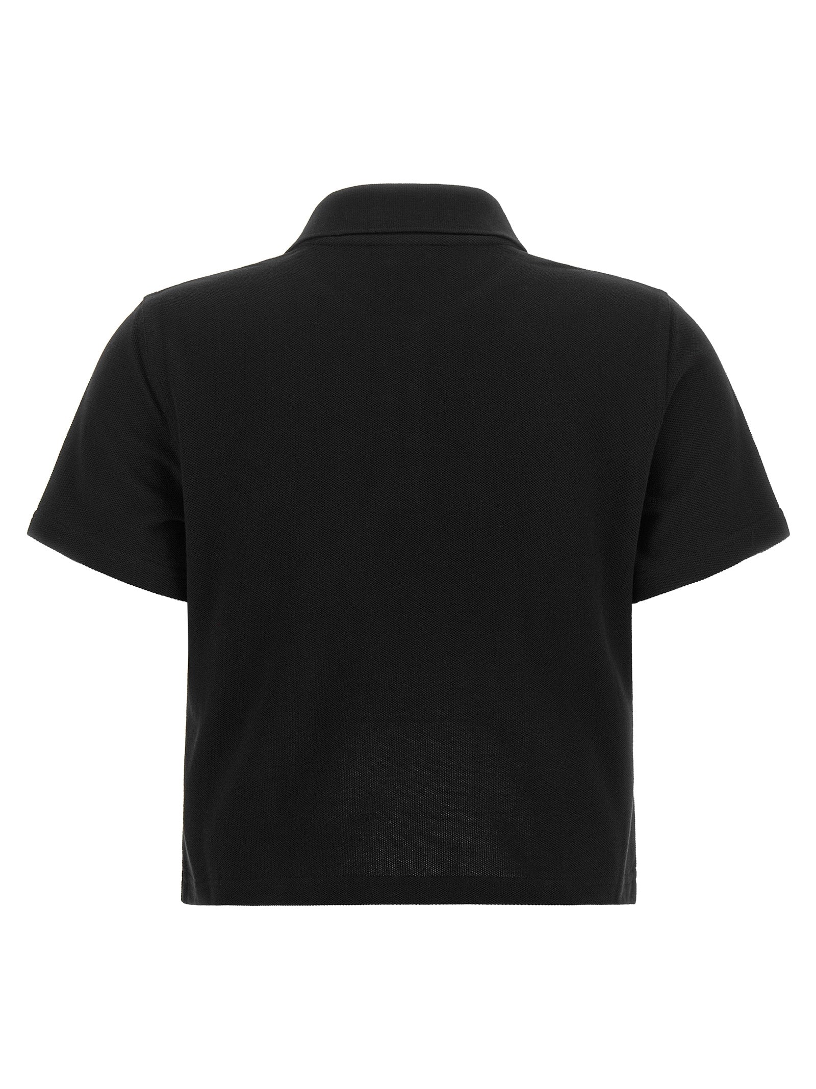 Saint Laurent Black Cotton Polo Women's Shirt