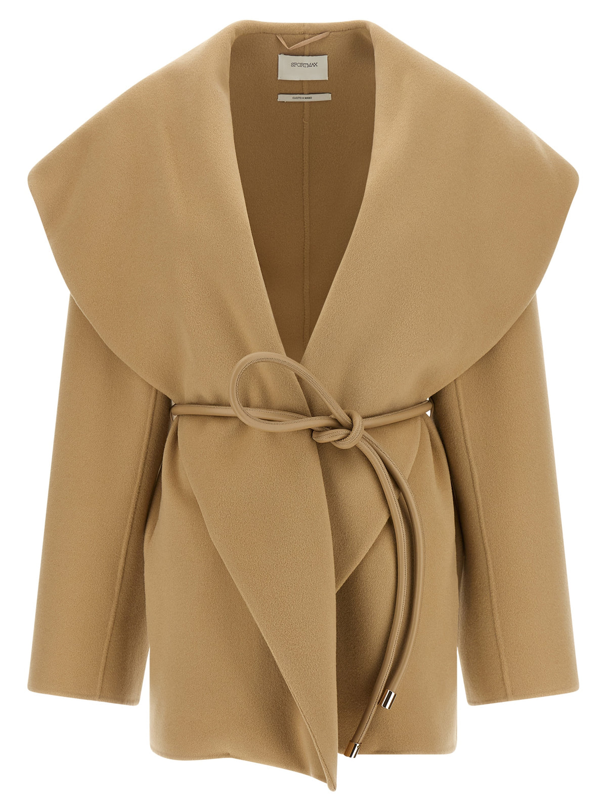 Sportmax Beige Wool Women's Coat