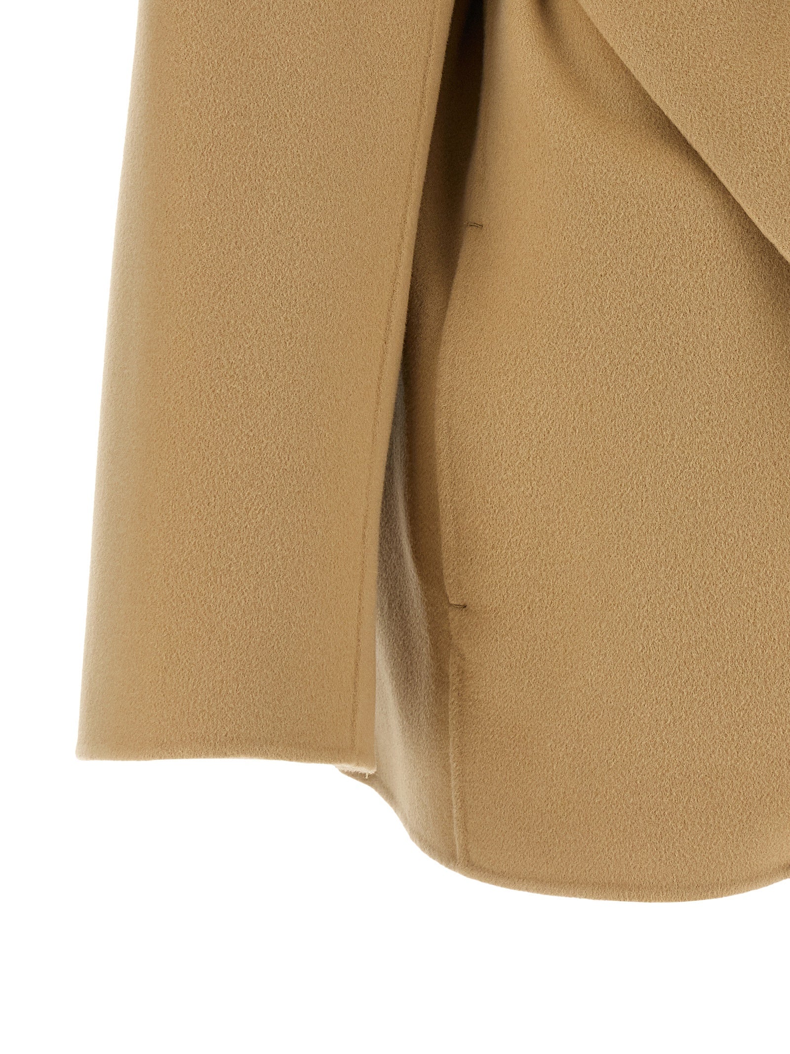 Sportmax Beige Wool Women's Coat