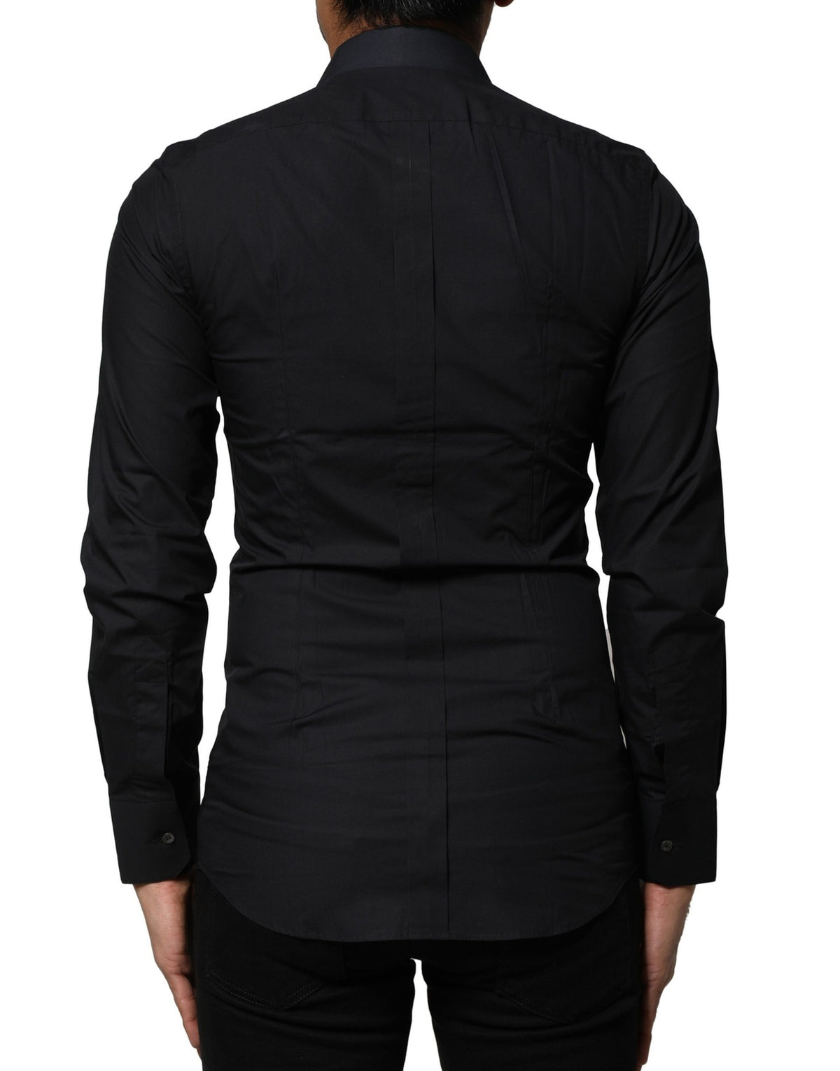 Dolce & Gabbana Black GOLD Long Sleeves Formal Dress Men's Shirt (Pre-Owned)