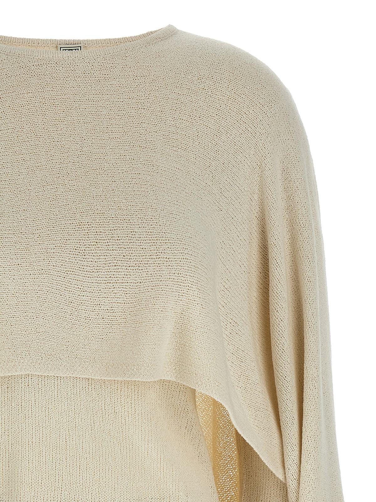 TOTEME Beige Silk Women's Cardigan