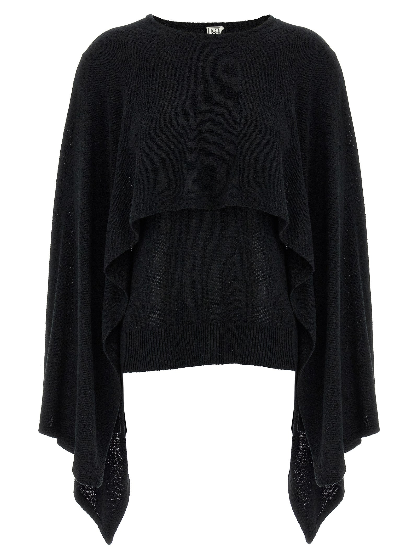 TOTEME Black Silk Women's Cardigan