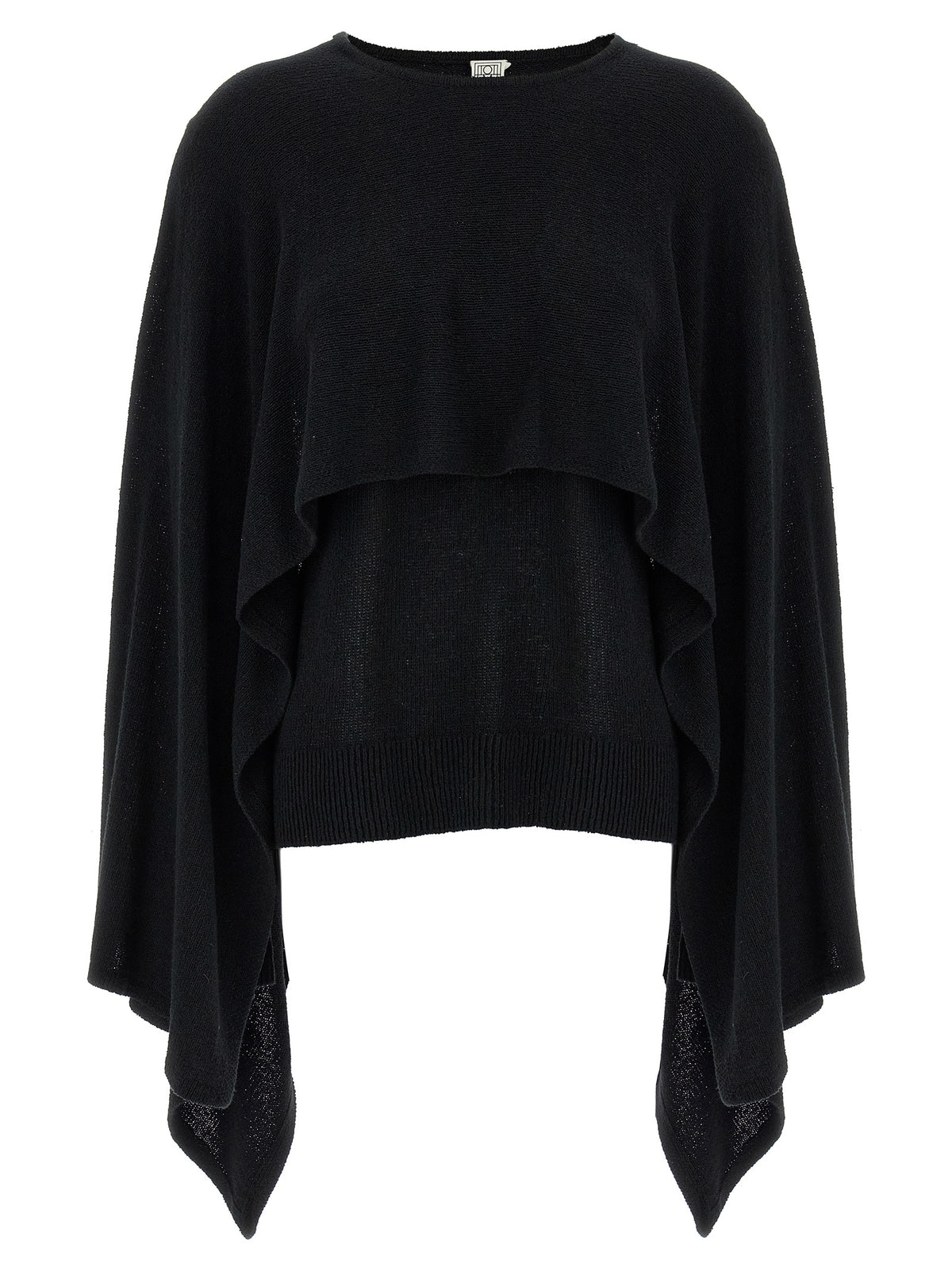 TOTEME Black Silk Women's Cardigan