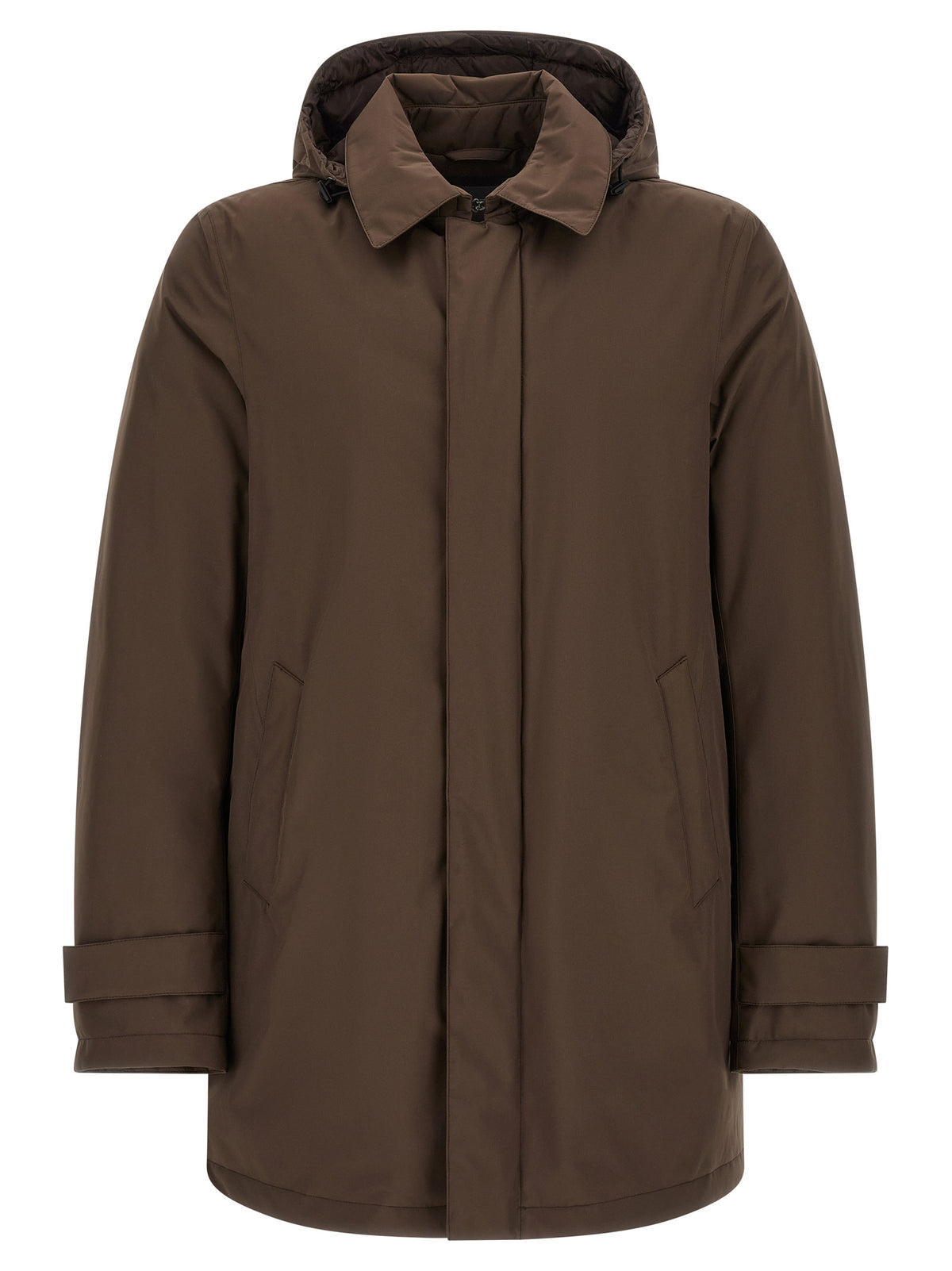 Herno Brown Polyester Men's Parka