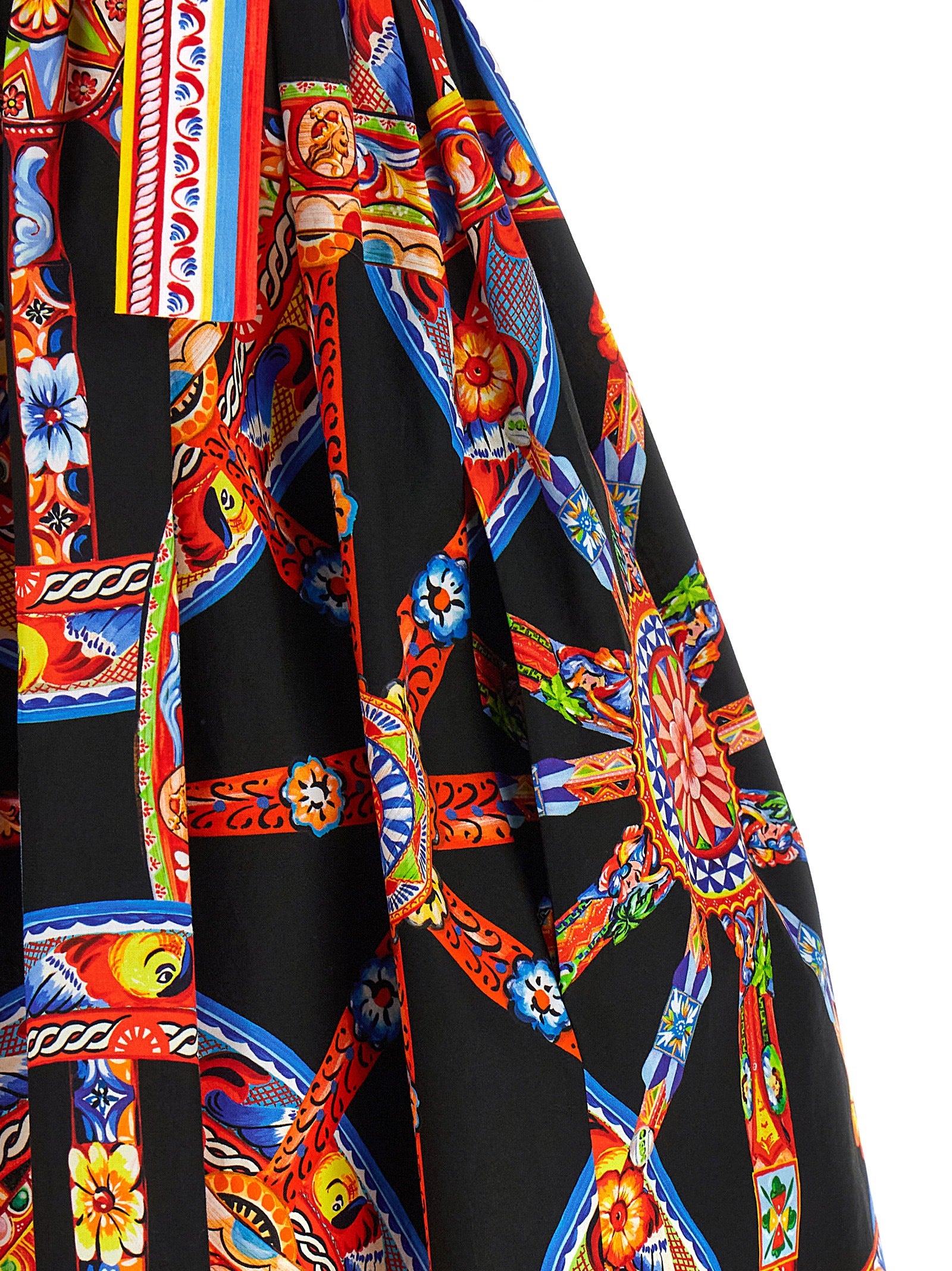 Dolce & Gabbana Multicolor Cotton Short Women's Dress